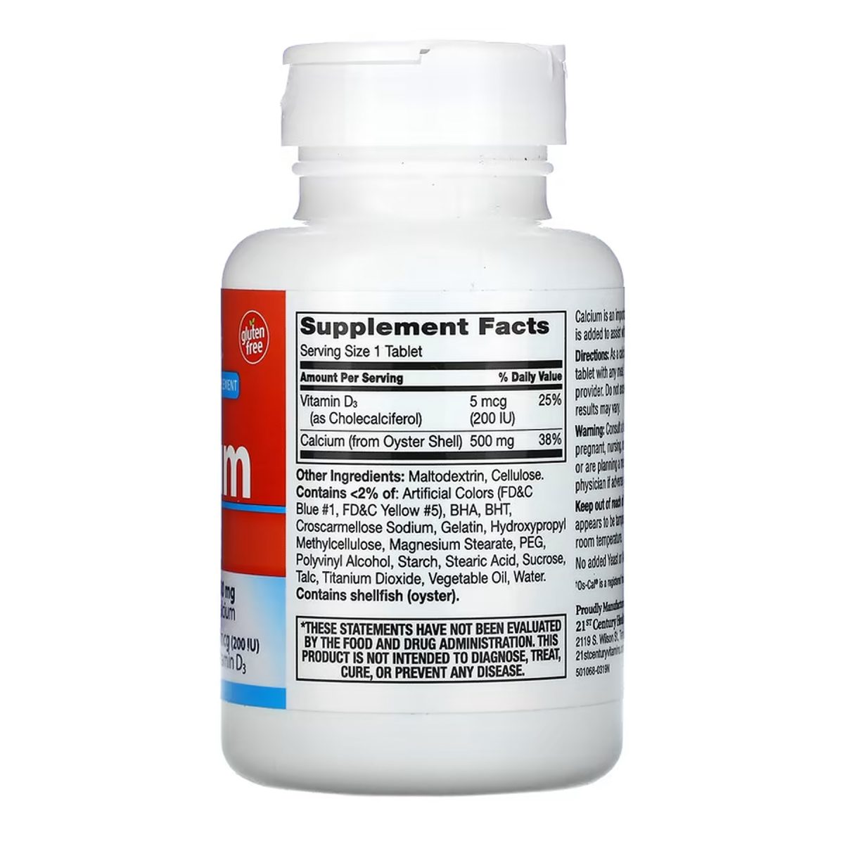 Calcium 500 mg + D3 - 90 tabs - Зображення 2
