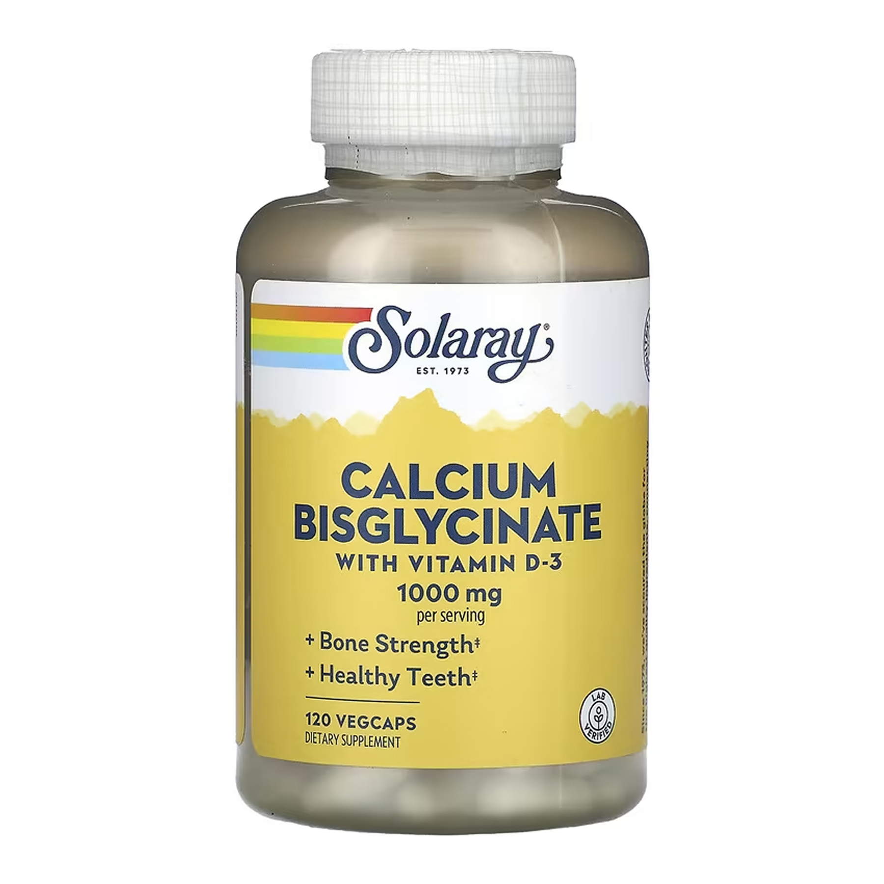 calcium-bisglycinate-with-vitamin-d-3-1000mg-120-vcaps-23738431536086_d48a1ef3e0 Calcium Bisglycinate with Vitamin D-3 1000mg - 120 vcaps - Зображення 1