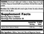 Calcium Citrate 1000mg - 90 tabs - Зображення 2