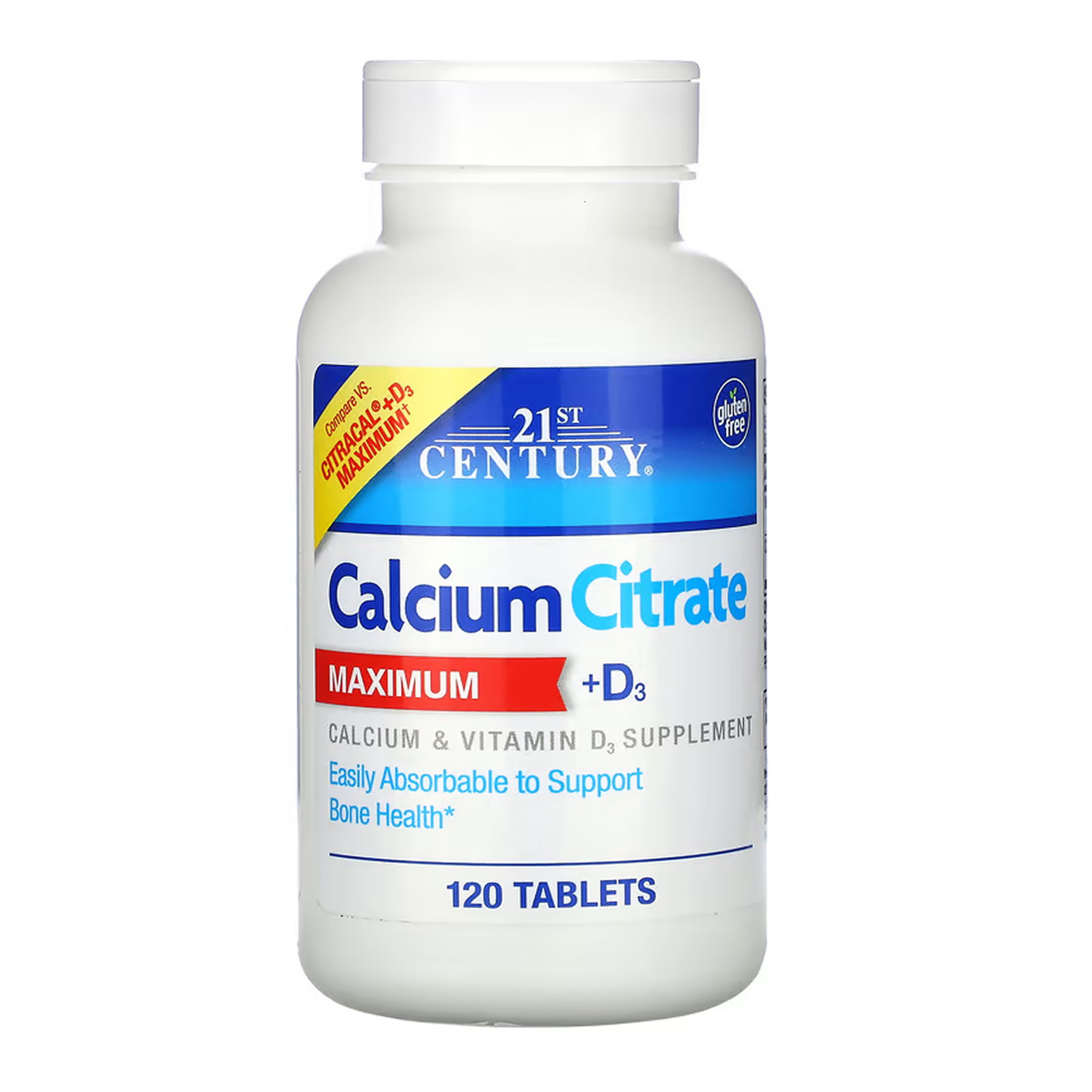 calcium-citrate-d3-max-120-tabs-39236861389550_79834c4673 Calcium Citrate + D3 Max - 120 tabs - Зображення 1