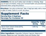 Calcium Citrate 1000mg - 120 vcaps - Зображення 2