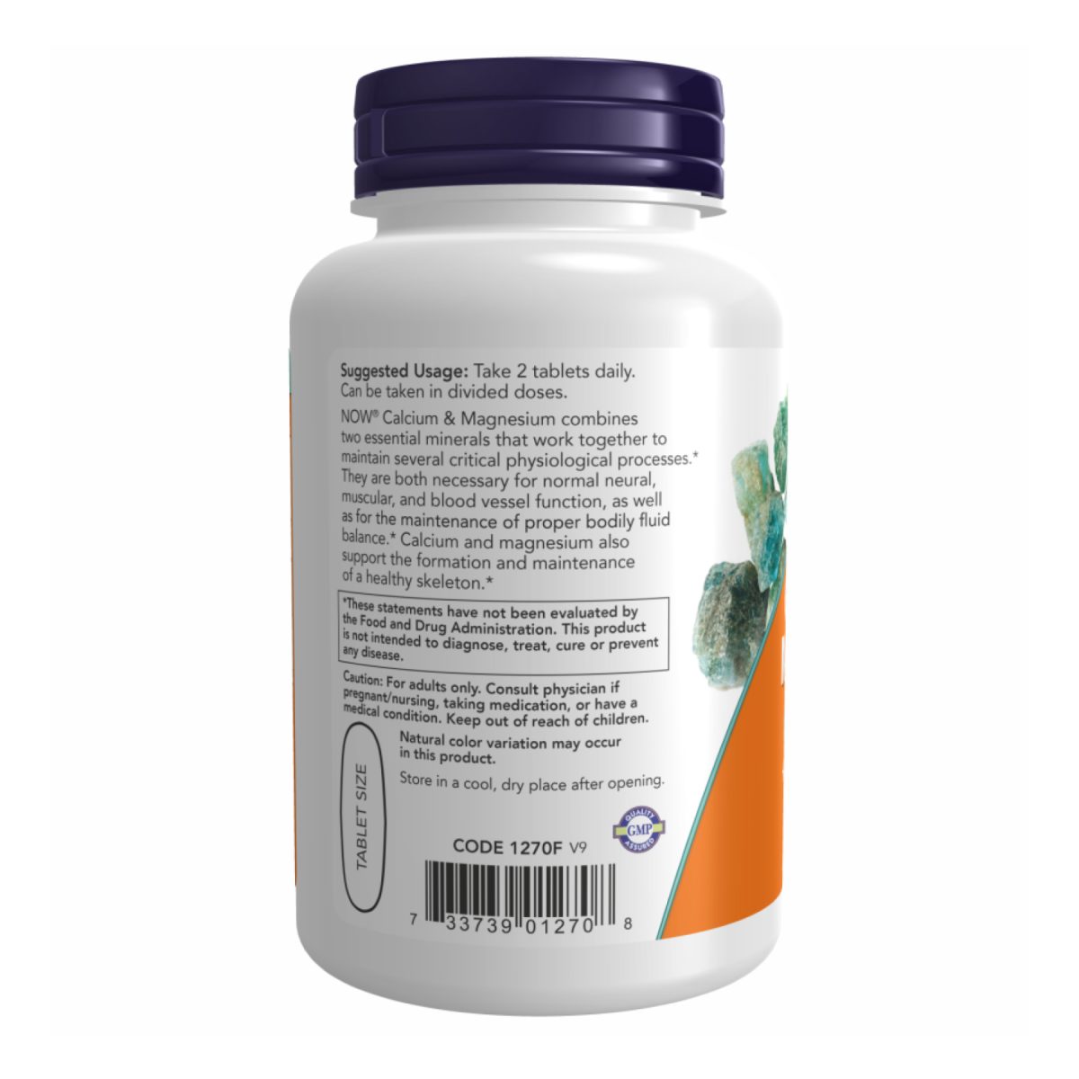 Calcium Magnesium - 250 tabs - Зображення 3
