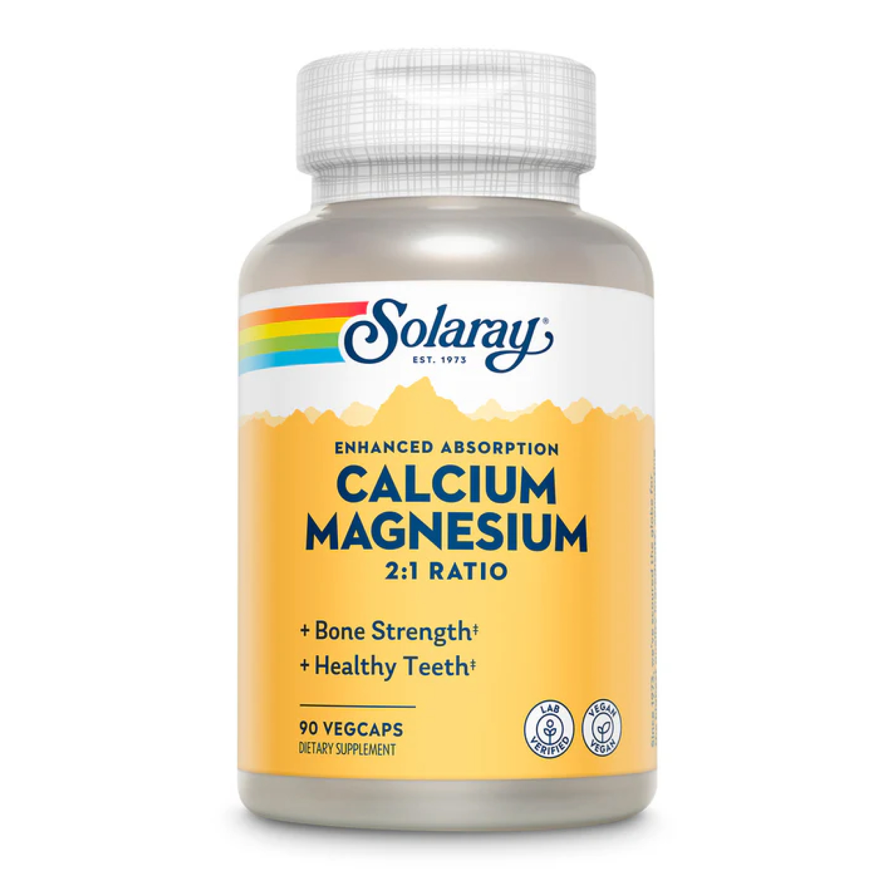 calcium-magnesium-aac-21-90-caps-72970002980928_5249ce692c Calcium & Magnesium, AAC 2:1 - 90 caps - Зображення 1