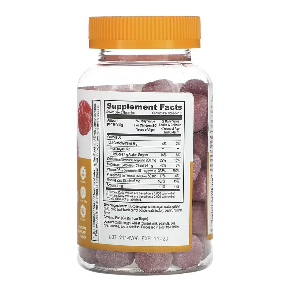Calcium Magnesium & Zinc + Vitamin D Kids - 60 gummies - Зображення 2