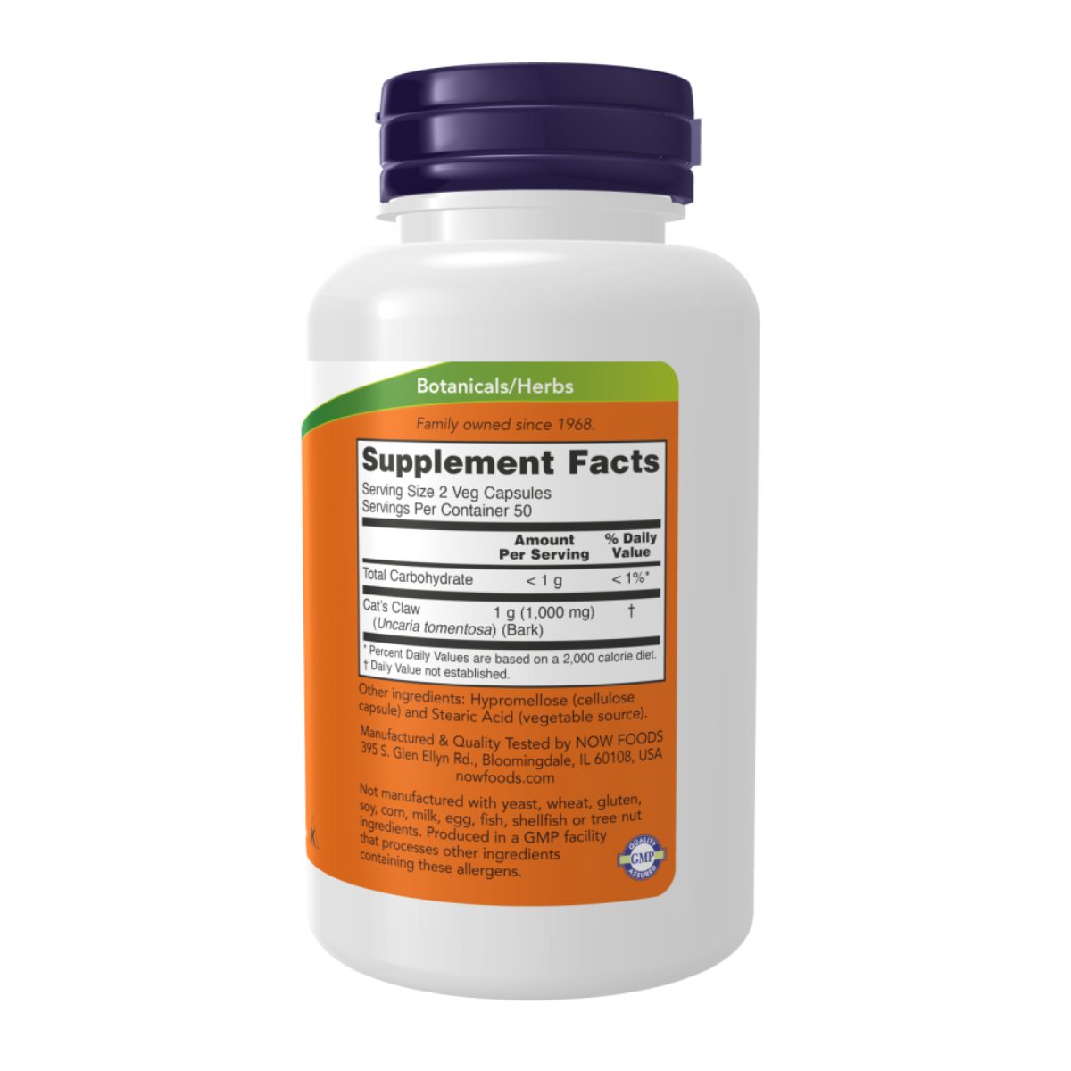 Cat's Claw 500mg - 250 vcaps - Зображення 2