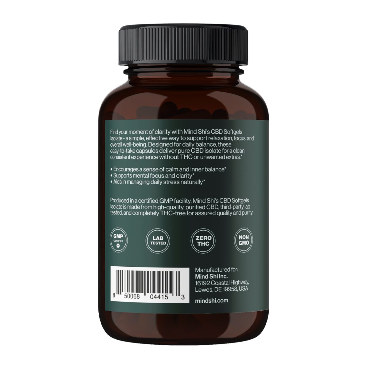 CBD Isolate 1500 mg - 60 softgels - Зображення 3