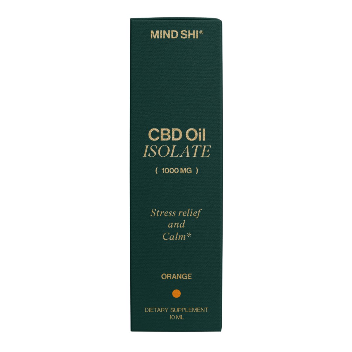 CBD Oil Isolate 1000 mg Orange - 10 ml - Зображення 2