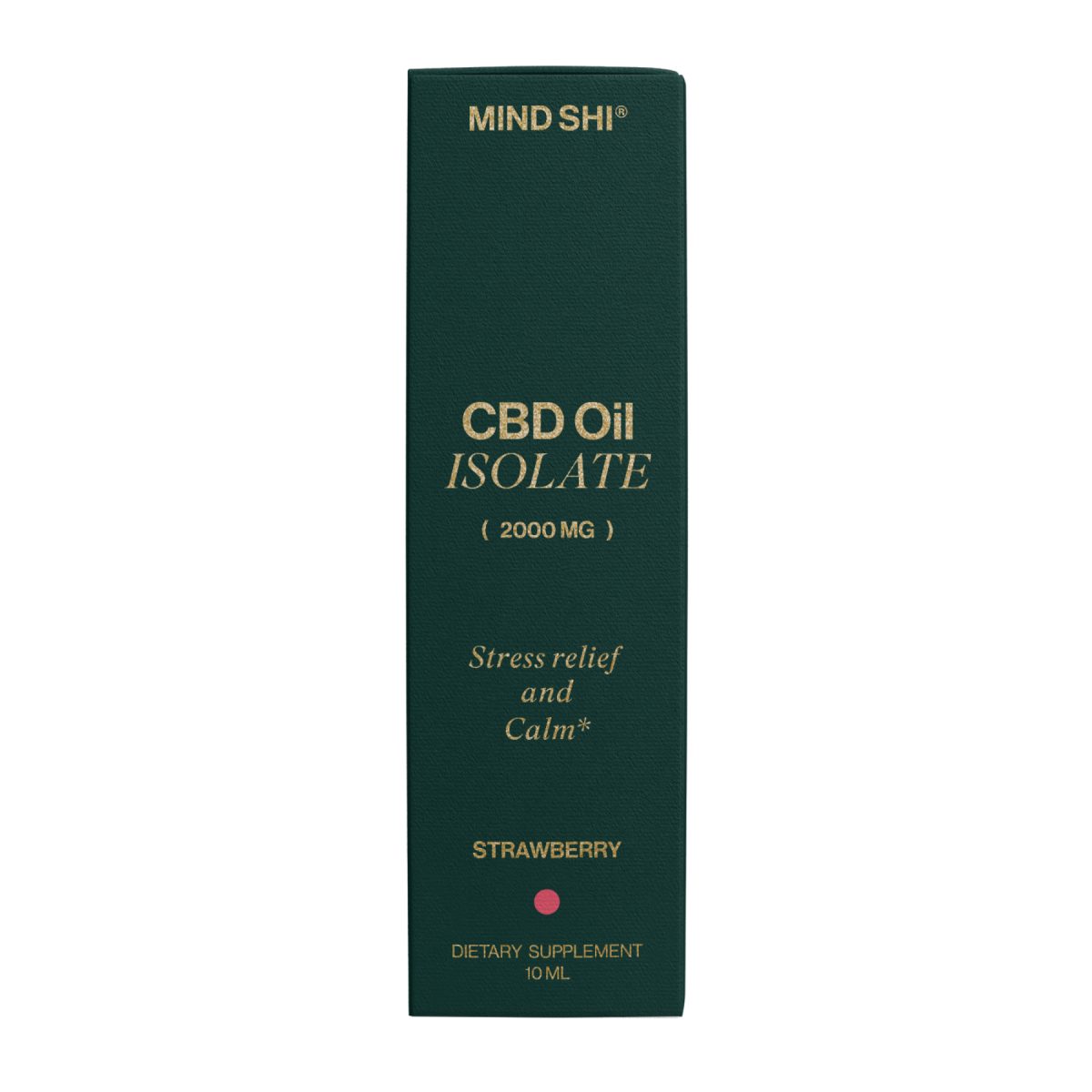 CBD Oil Isolate 2000 mg Strawberry - 10 ml - Зображення 2