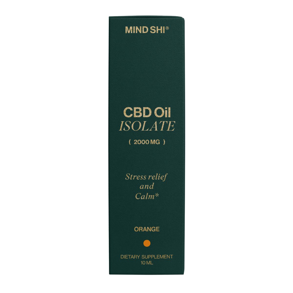 CBD Oil Isolate 2000 mg Orange - 10 ml - Зображення 2