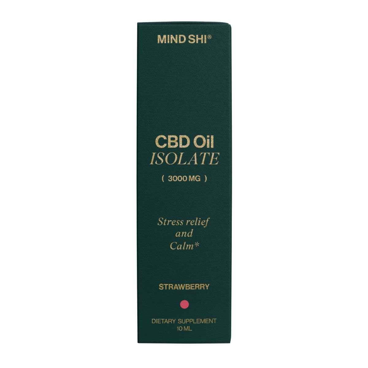 CBD Oil Isolate 3000 mg Strawberry - 10 ml - Зображення 2