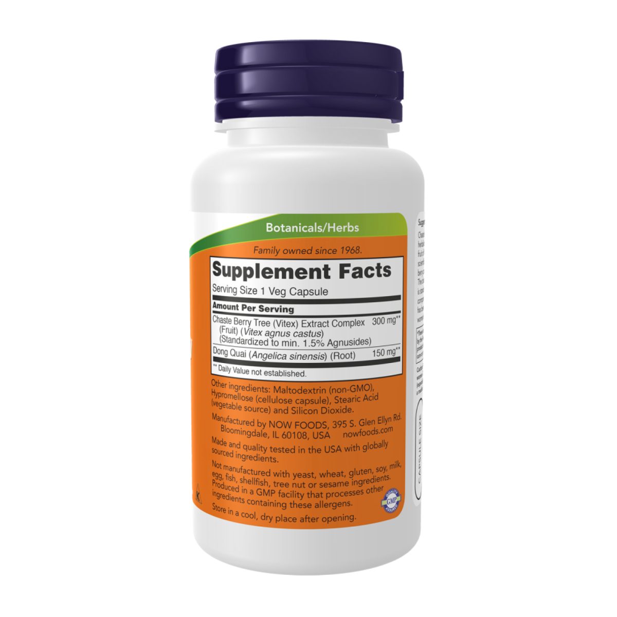 Chaste Berry Vitex Extract 300 mg - 90 vcaps - Зображення 2