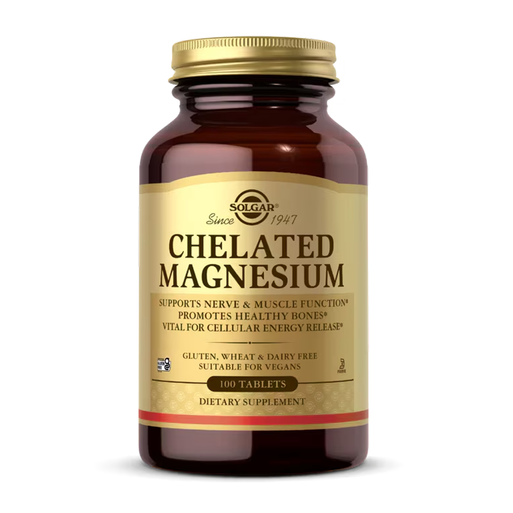chelated-magnesium-100-tabs-71074632664683_ad4cc204f4 Chelated Magnesium - 100 tabs - Зображення 1