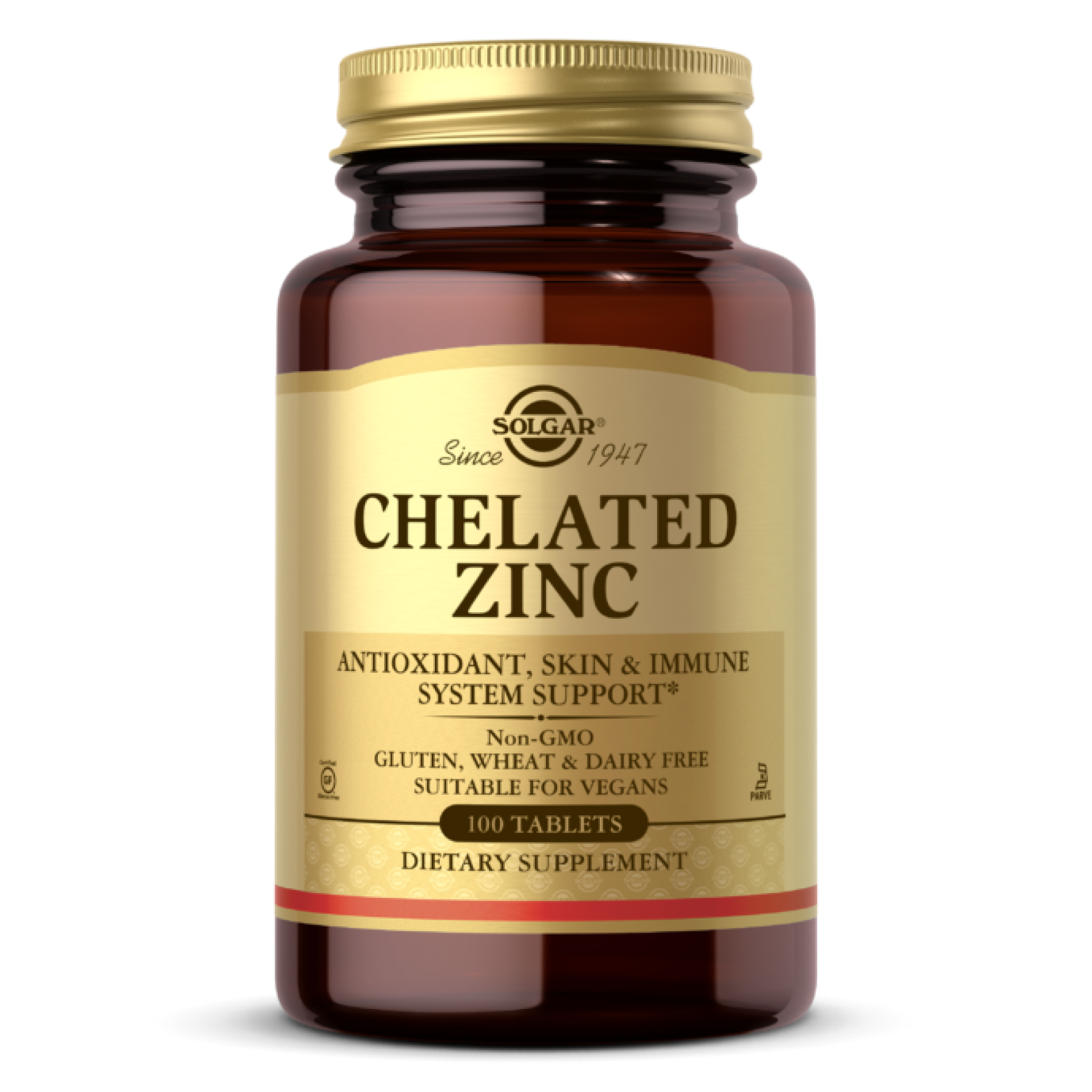 chelated-zinc-tablets-100-tab-75039531890800_40d80af75b Chelated Zinc - 100 tabs - Зображення 1