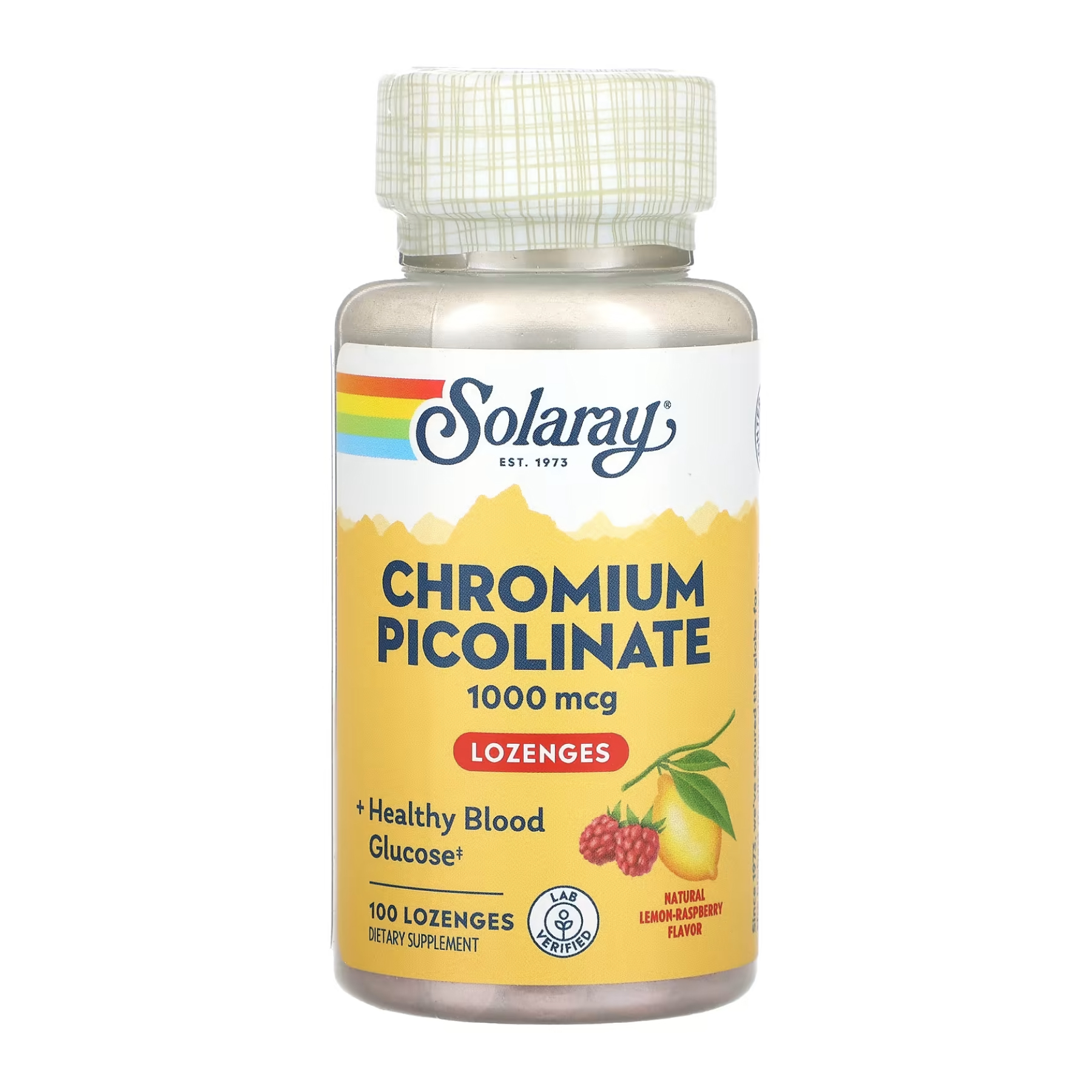 chromium-picolinate-1000mcg-100-lozenges-lemon-raspberry-51977365084552_4c90010537 Chromium Picolinate 1000mcg - 100 lozenges Lemon-Raspberry - Зображення 1