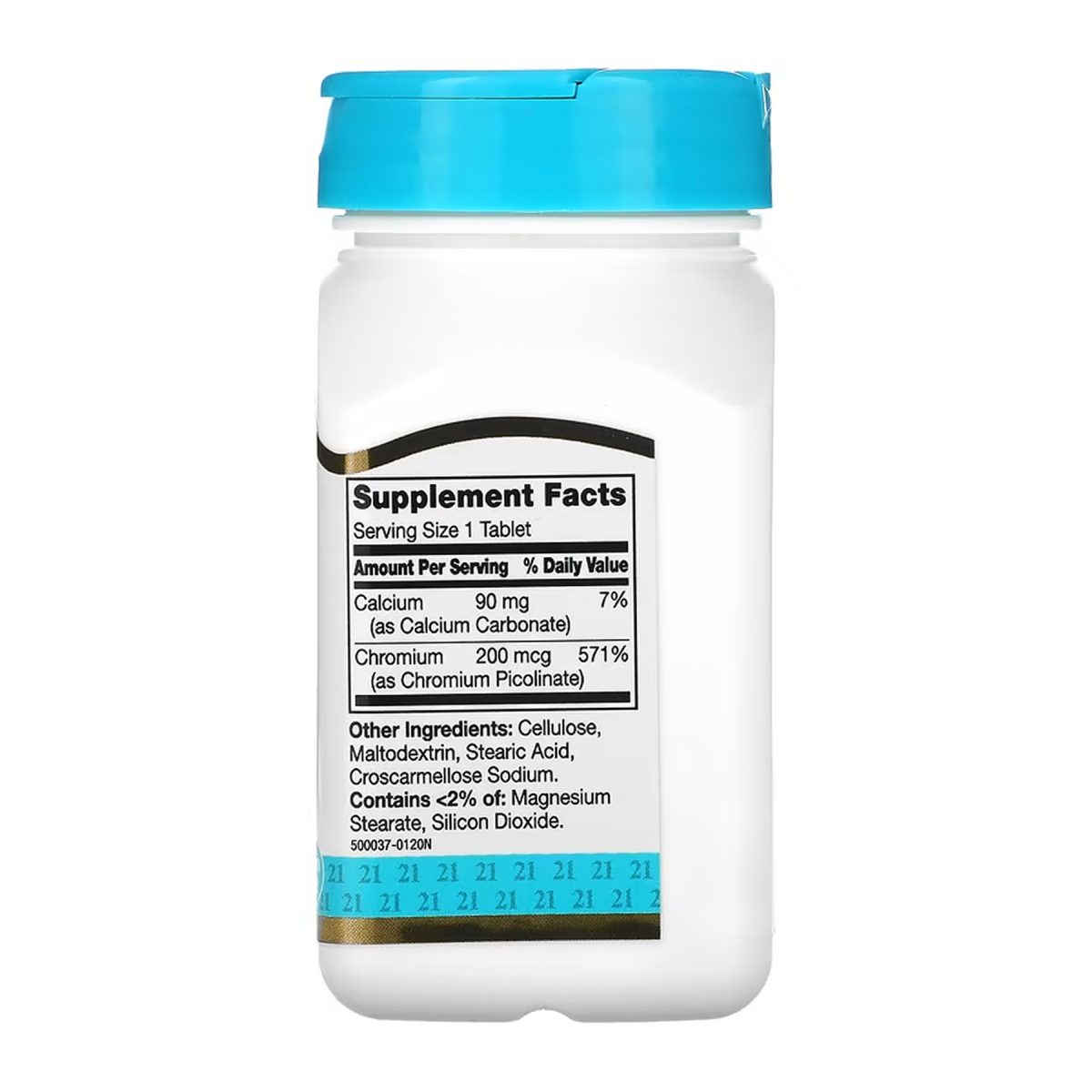 Chromium Picolinate 200 mcg - 100 tabs - Зображення 2