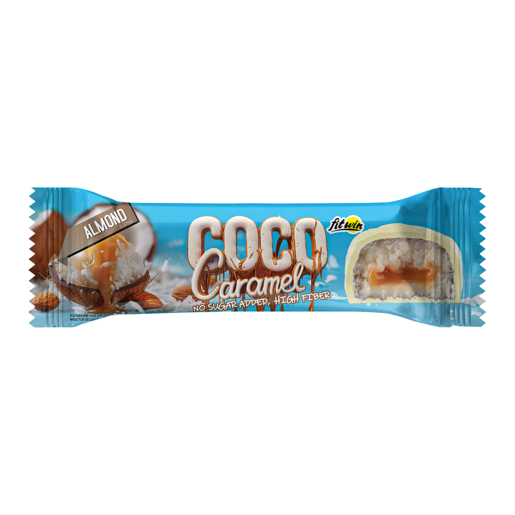 coco-caramel-20x40g-almond-92860683163719_7aedb19b36 Coco Caramel - 20x40g Almond - Зображення 1