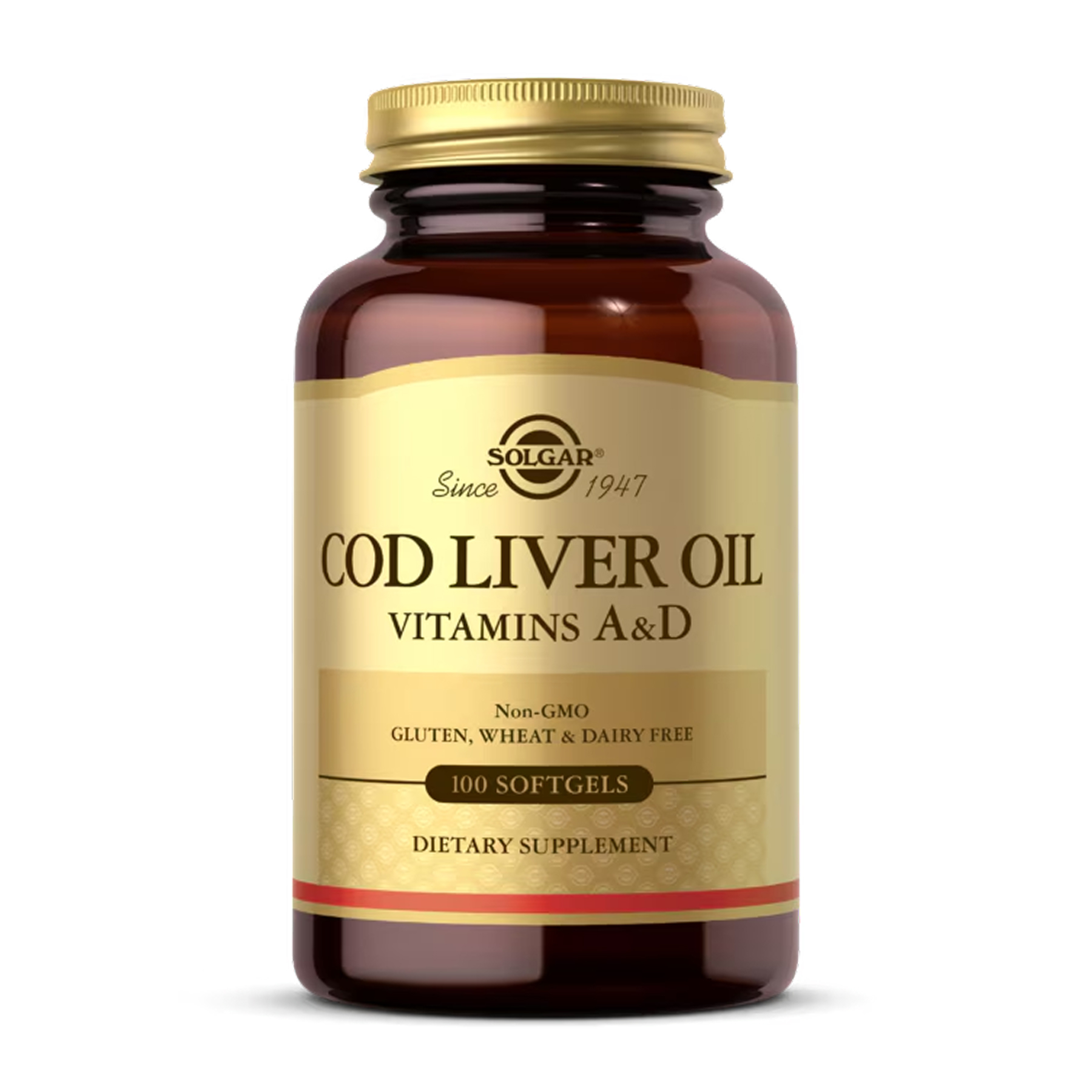 cod-liver-oil-vitamins-ad-100-softgels-42573490240252_be708a3342 Cod Liver Oil Vitamins A&D - 100 softgels - Зображення 1