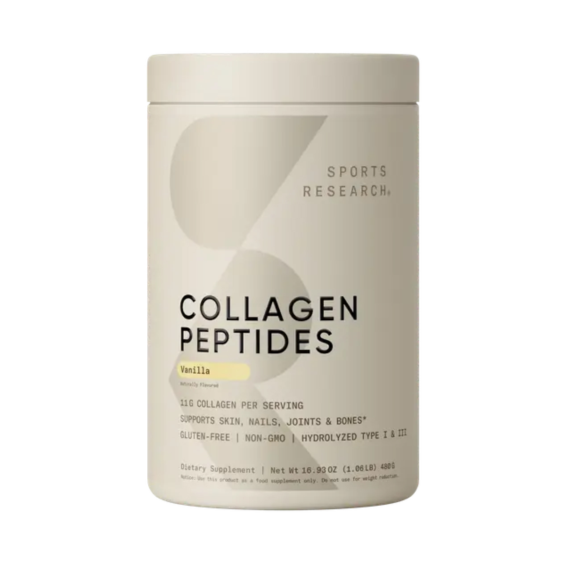 collagen-peptides-480g-vanilla-bean-80773253923747_6579f30dd7 Collagen Peptides - 480g Vanilla Bean - Зображення 1