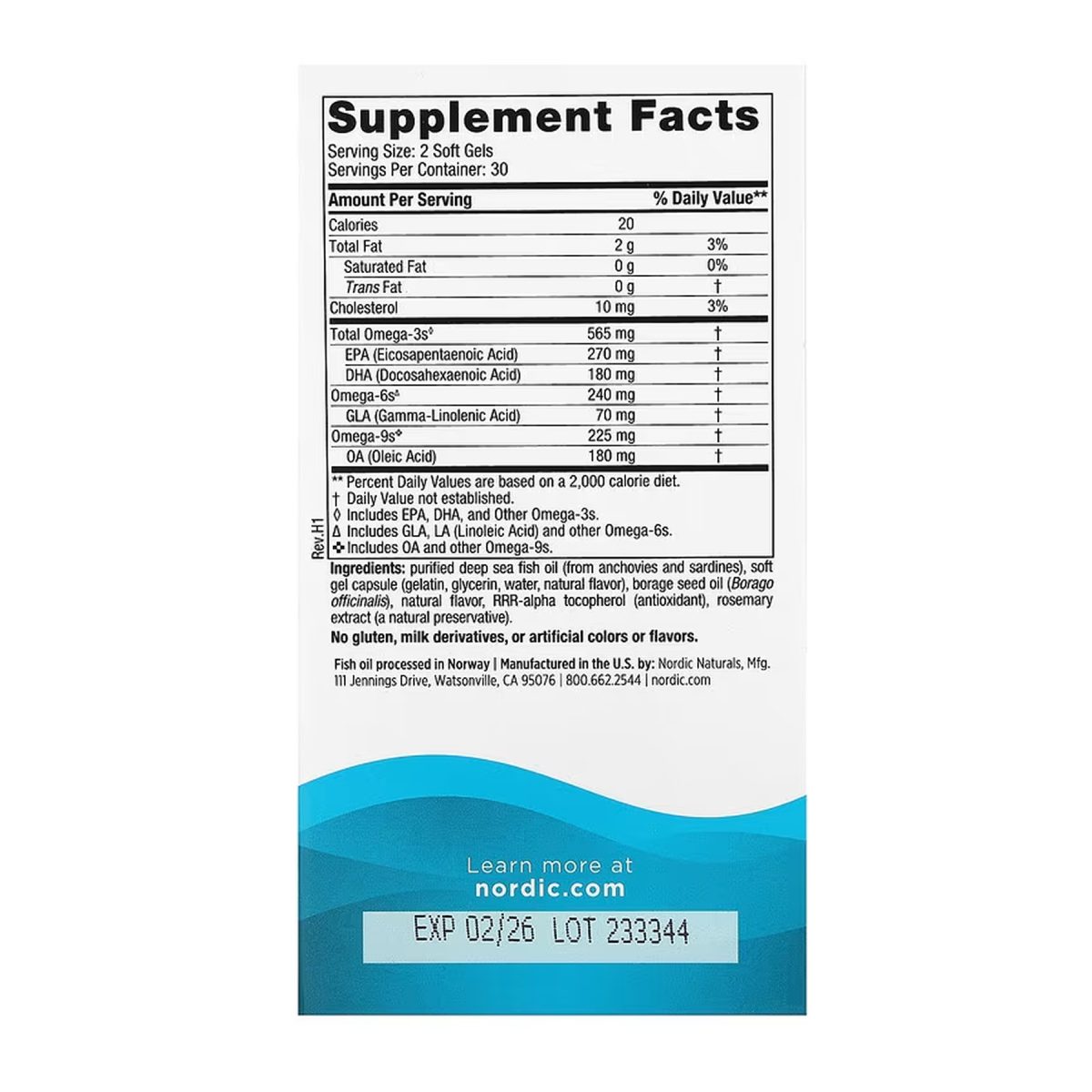 Complete Omega - 60 softgels - Зображення 2