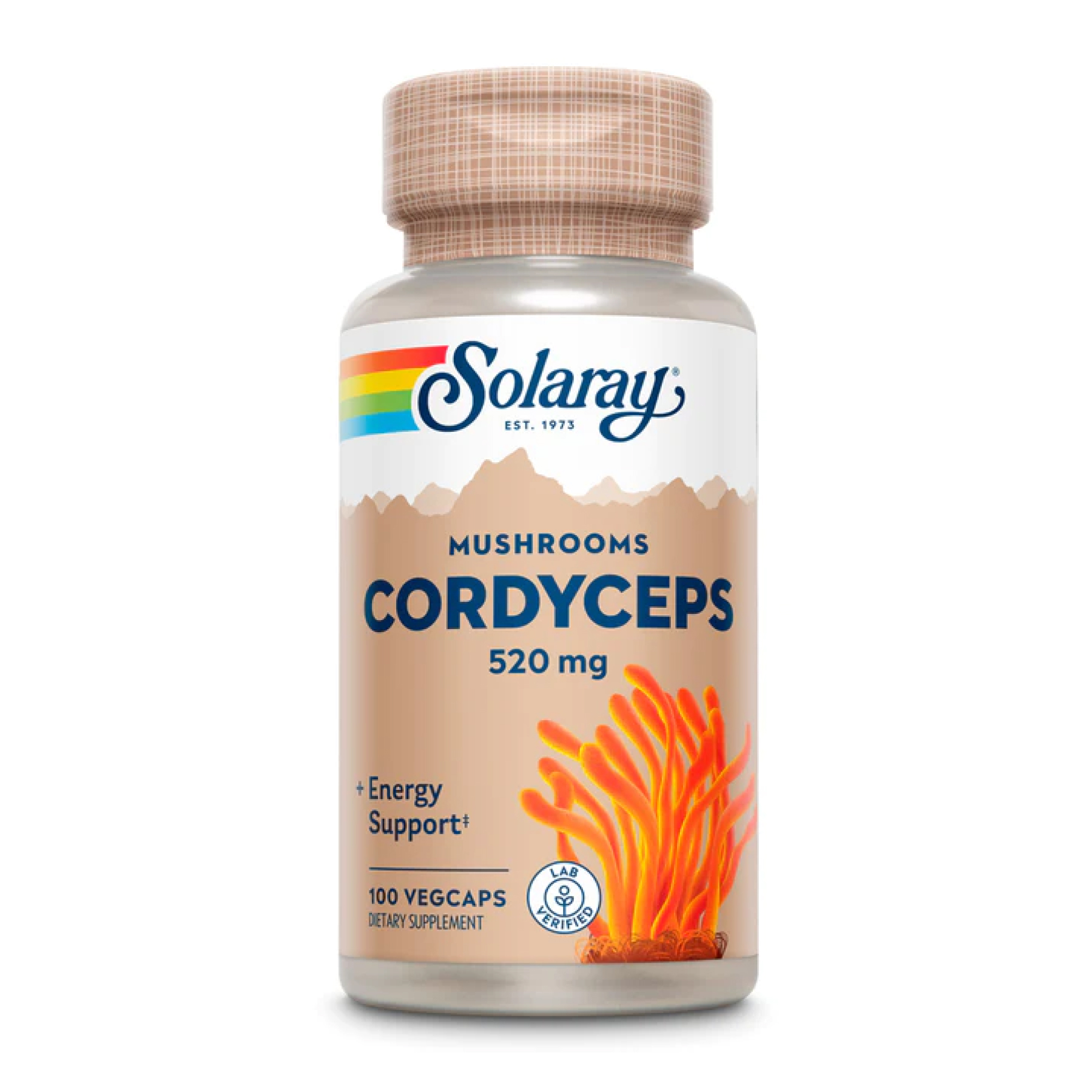 cordyceps-mushroom-520mg-100ct-22124494769021_6efbccd1cc Cordyceps Mushroom 520mg - 100 vcaps - Зображення 1