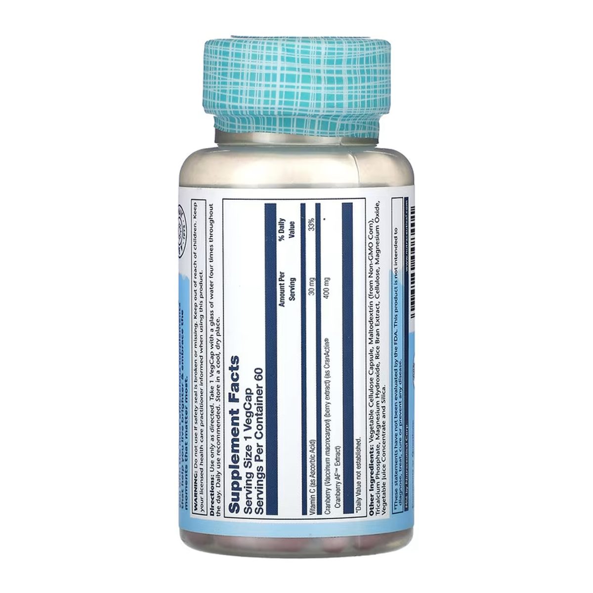 CranActin Cranberry Extract 400mg - 60 vcaps - Зображення 2