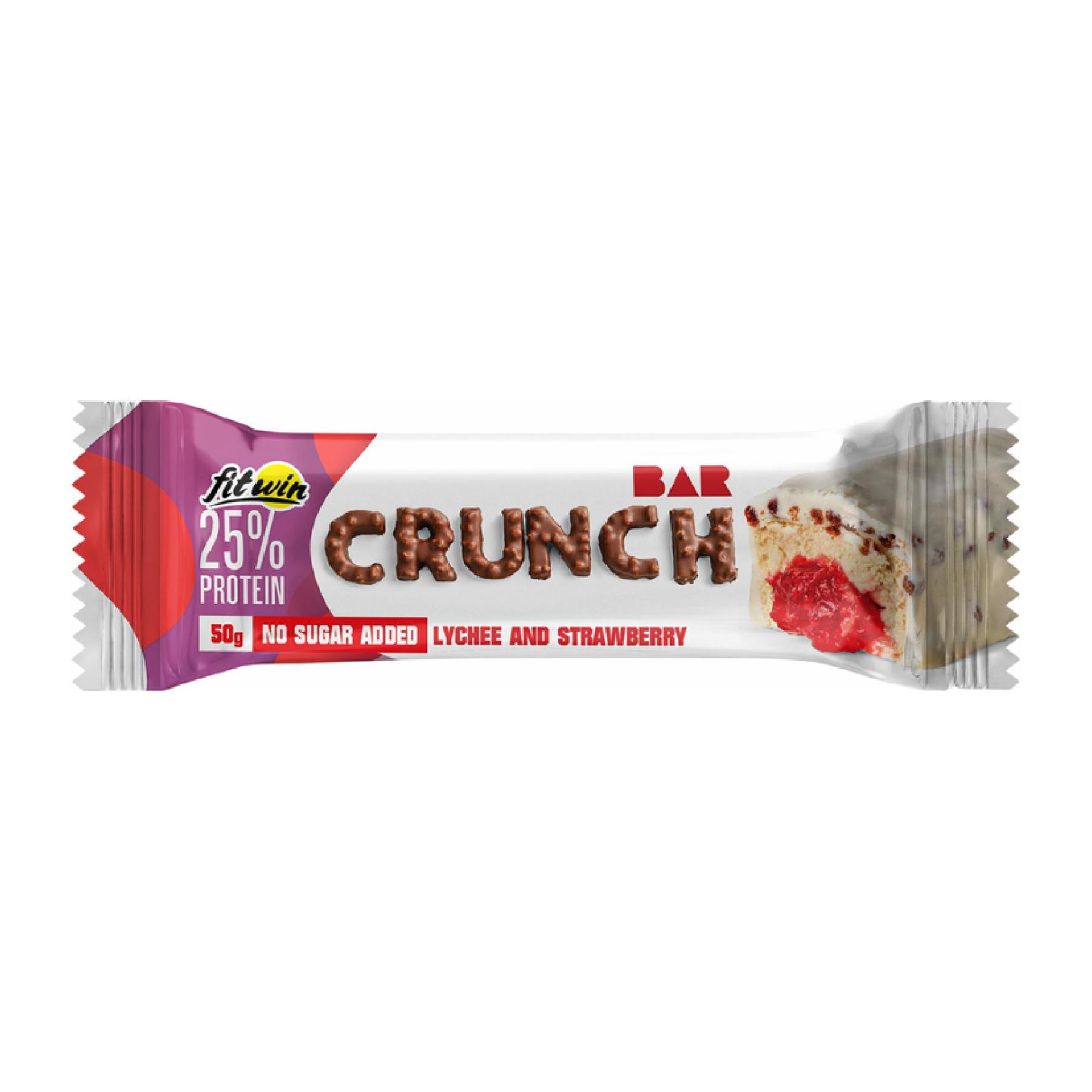 crunch-bar-12x50g-lychee-and-strawberry-96073213058183_3528dff6c5 Crunch Bar - 12x50g Lychee and Strawberry - Зображення 1