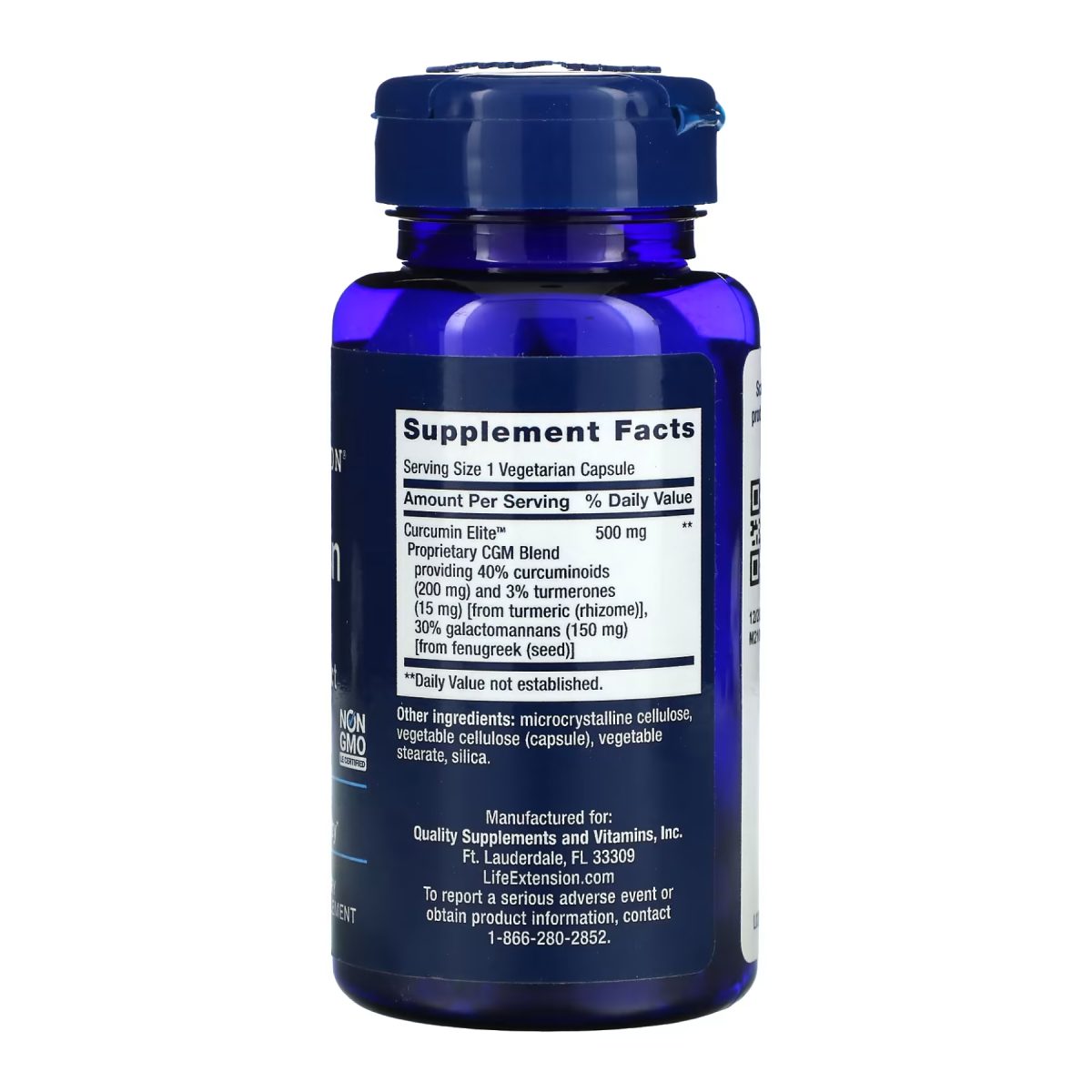 Curcumin Elite™ Turmeric Extract	- 30 vcaps - Зображення 2