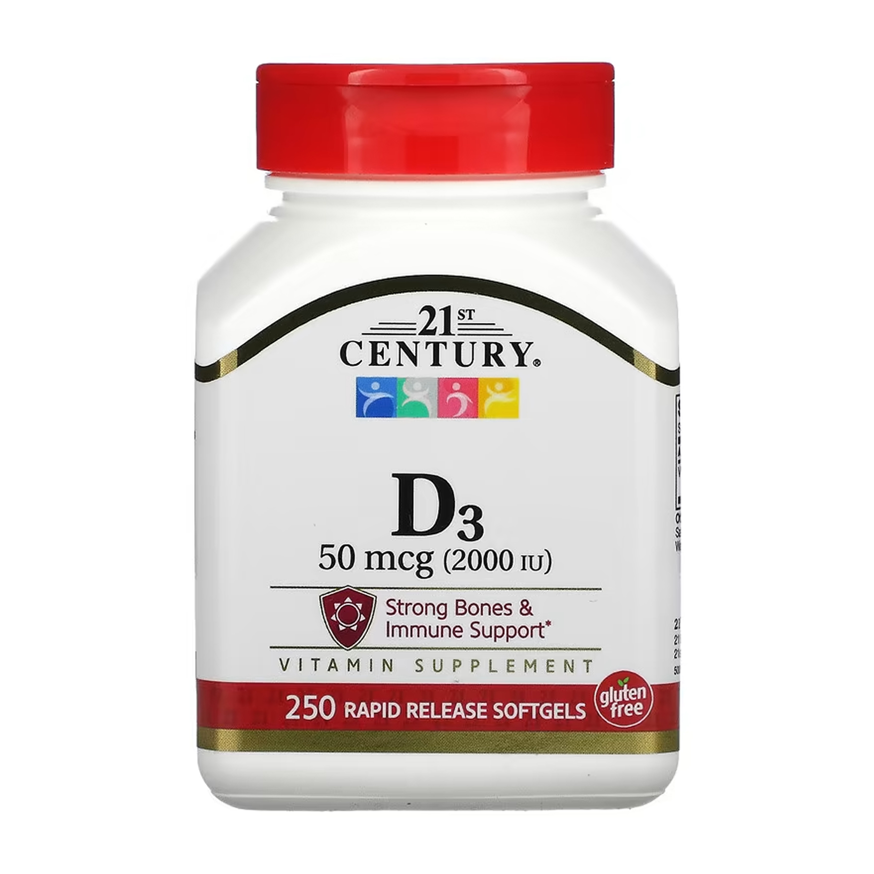 d3-50-mcg-2000-iu-250-softgels-18893548414600_ffa47dd4e3 D3 50 mcg (2000 IU) - 250 softgels - Зображення 1