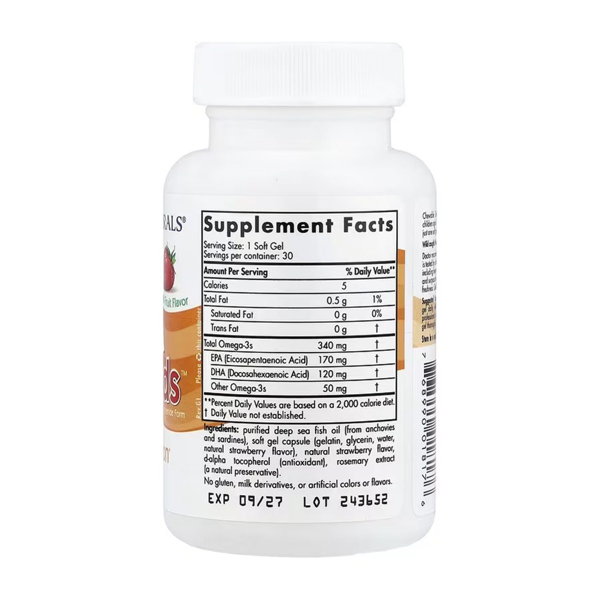 Daily Omega Kids - 30 softgels Natural Fruit - Зображення 2