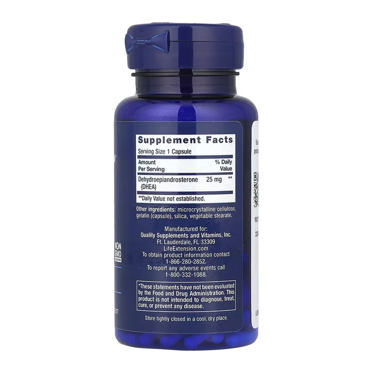 DHEA 25 mg - 100 caps - Зображення 2