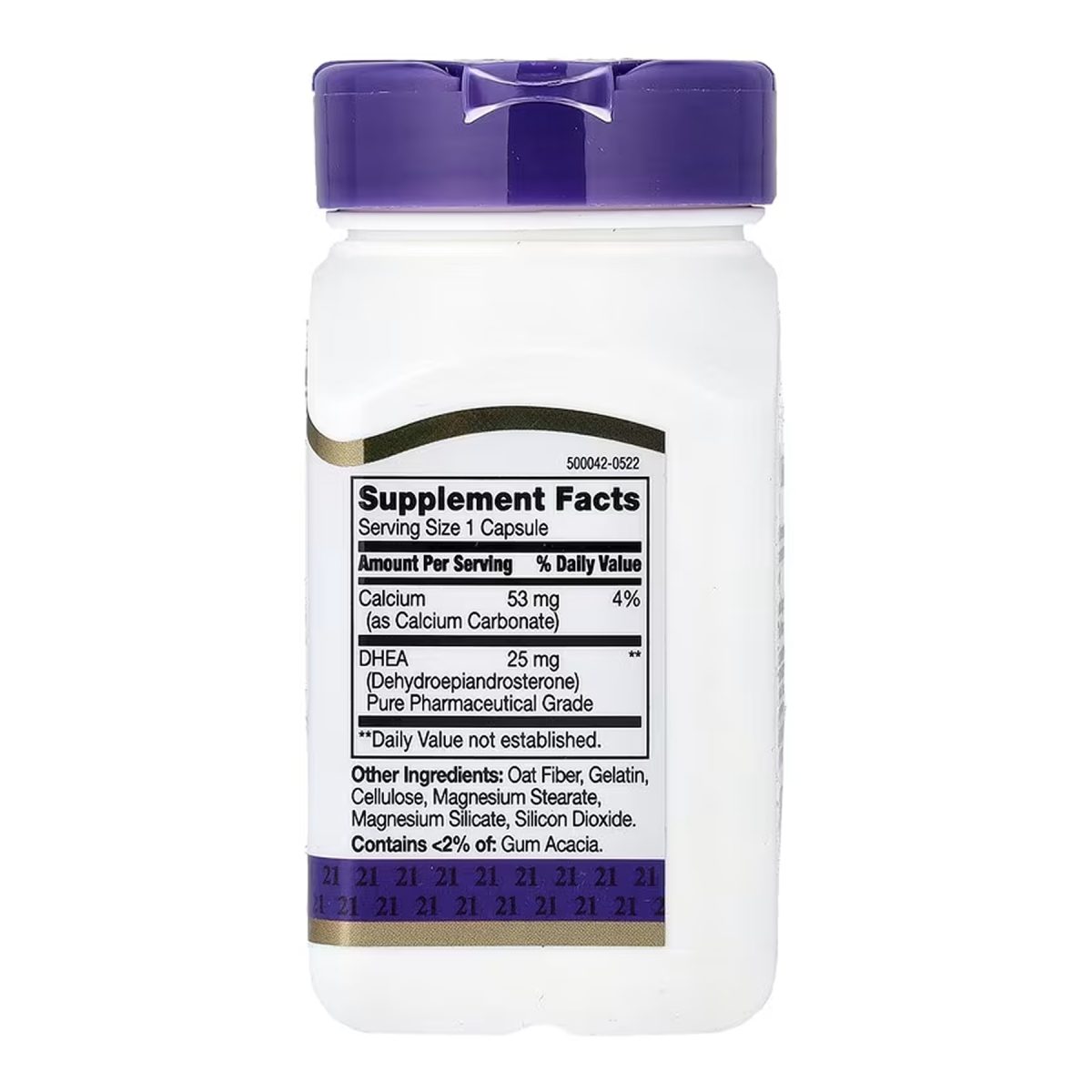 DHEA 25 mg - 90 caps - Зображення 2