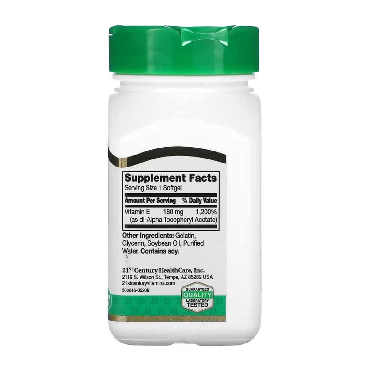 E 180 mg (400IU) - 110 softgels - Зображення 2