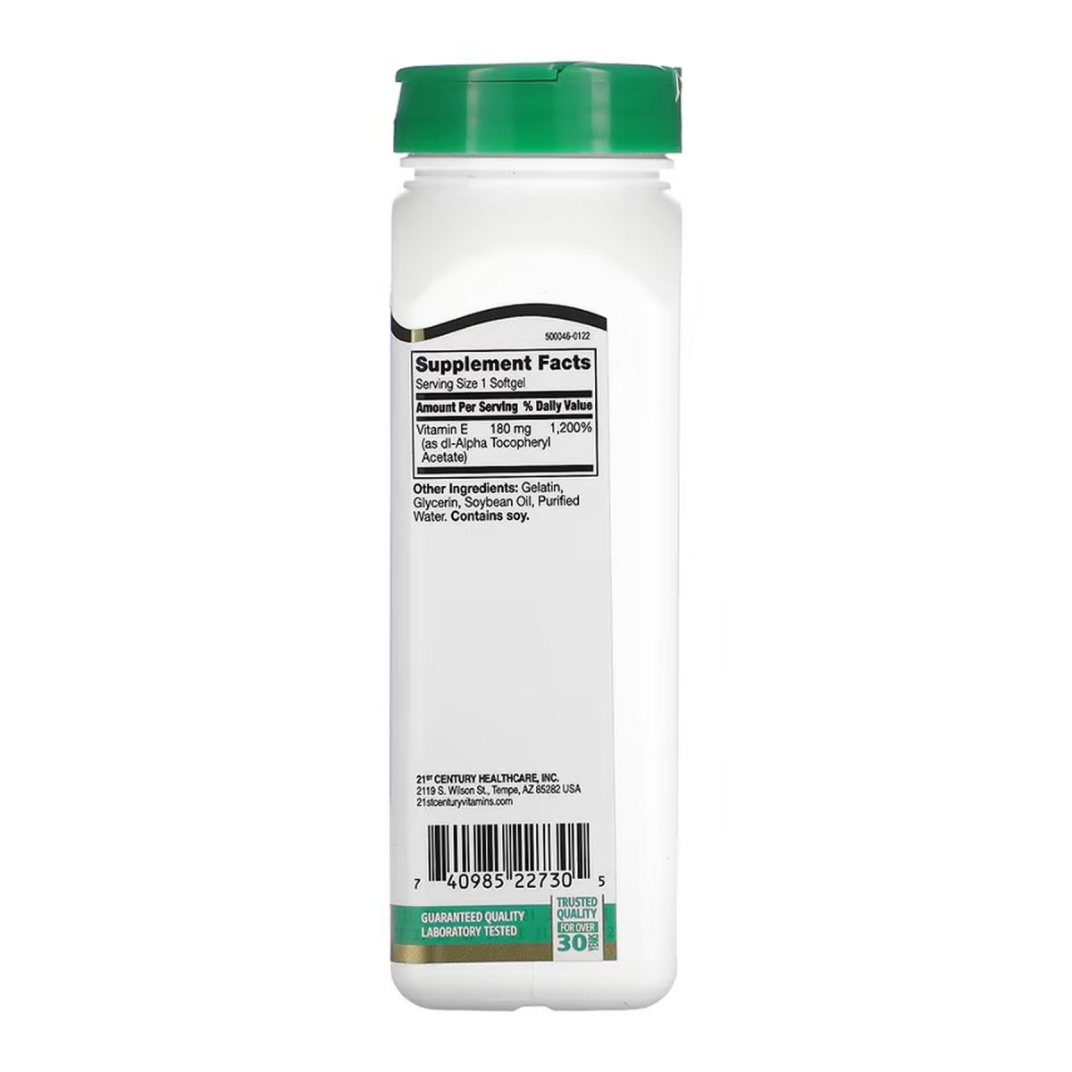 E 180 mg (400IU) - 250 softgels - Зображення 2