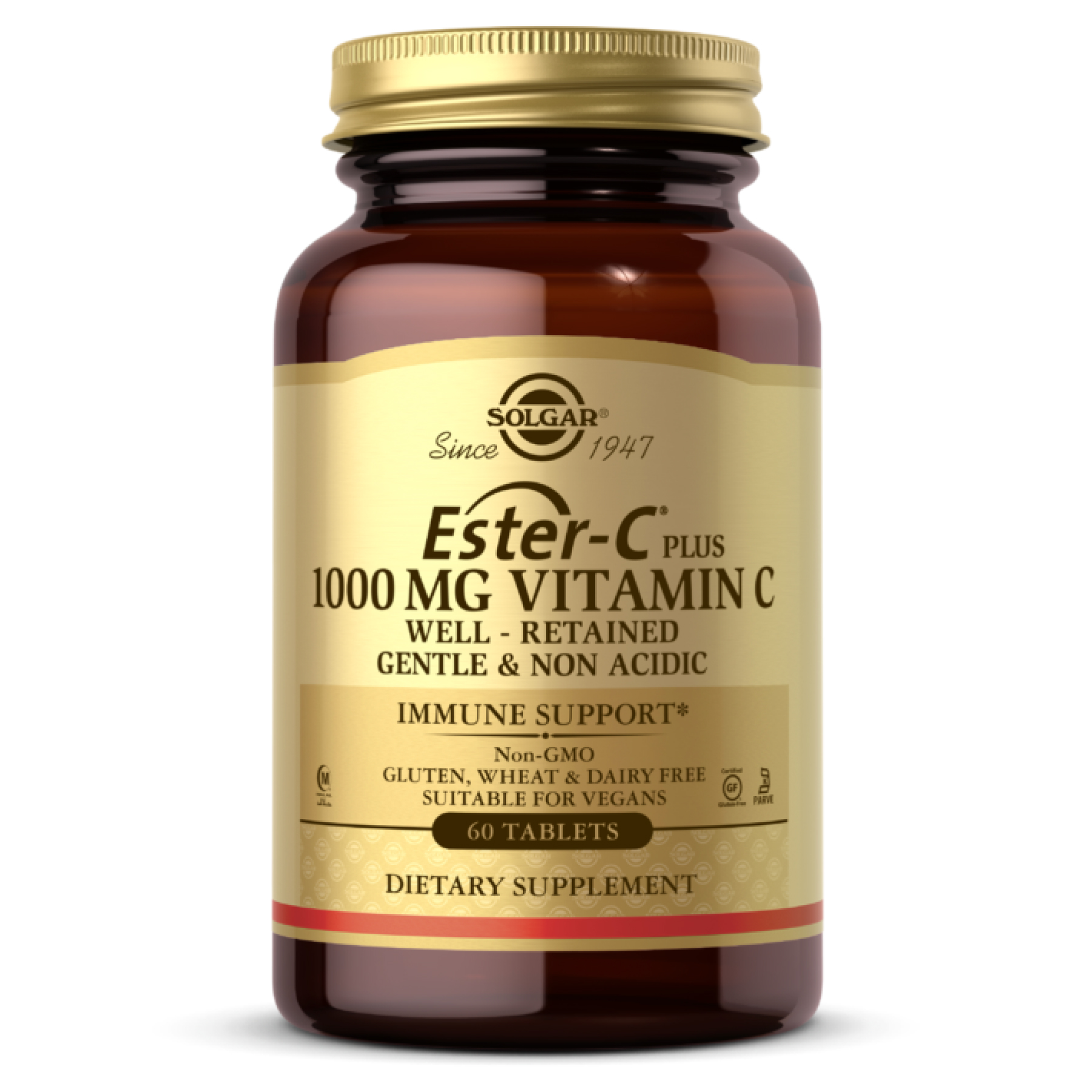 ester-c-plus-1000-mg-vitamin-c-60-tabs-79876551966545_7f3bf2c0bc Ester-C® Plus 1000 mg Vitamin C - 60 tabs - Зображення 1