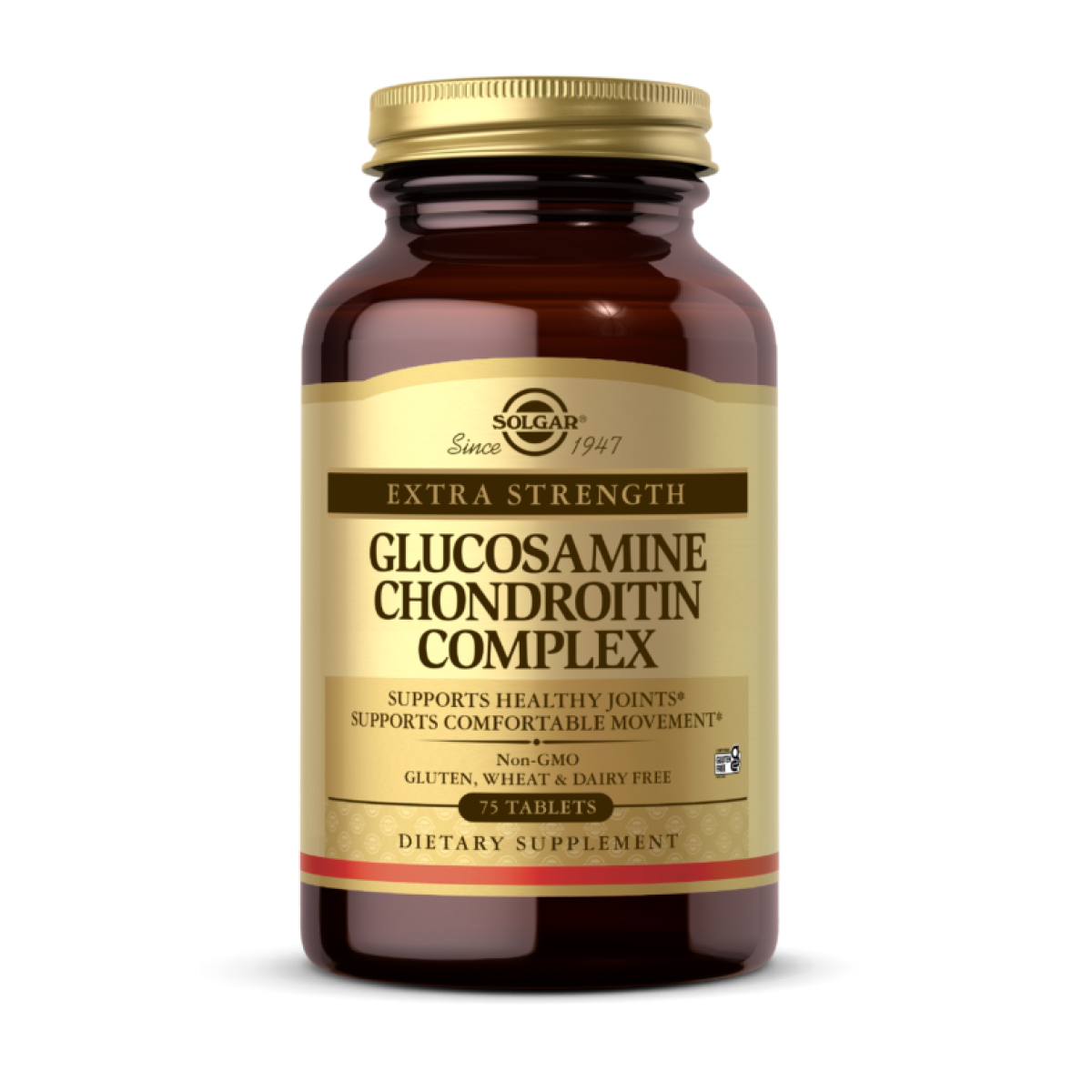 extra-strength-glucosamine-chondroitin-complex-75-tabs-79197497637786_cd186af800 Extra Strength Glucosamine Chondroitin Complex - 75 tabs - Зображення 1