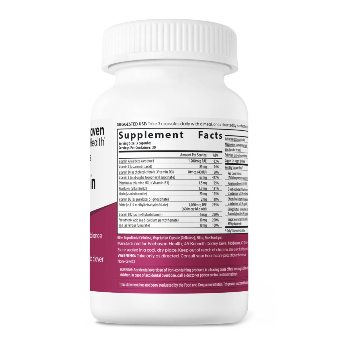 FertilAid® Multivitamin For Women - 90 caps - Зображення 2
