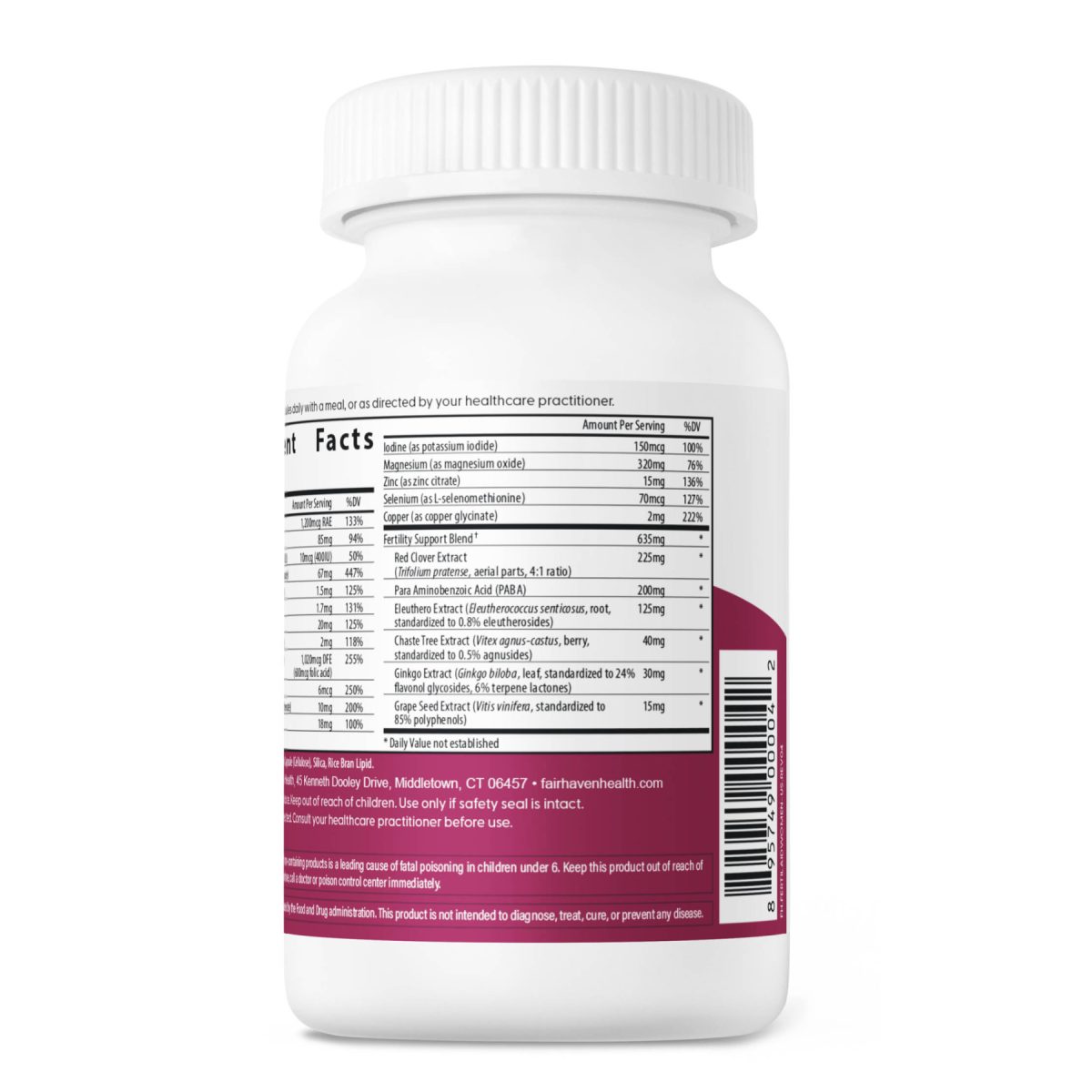 FertilAid® Multivitamin For Women - 90 caps - Зображення 3