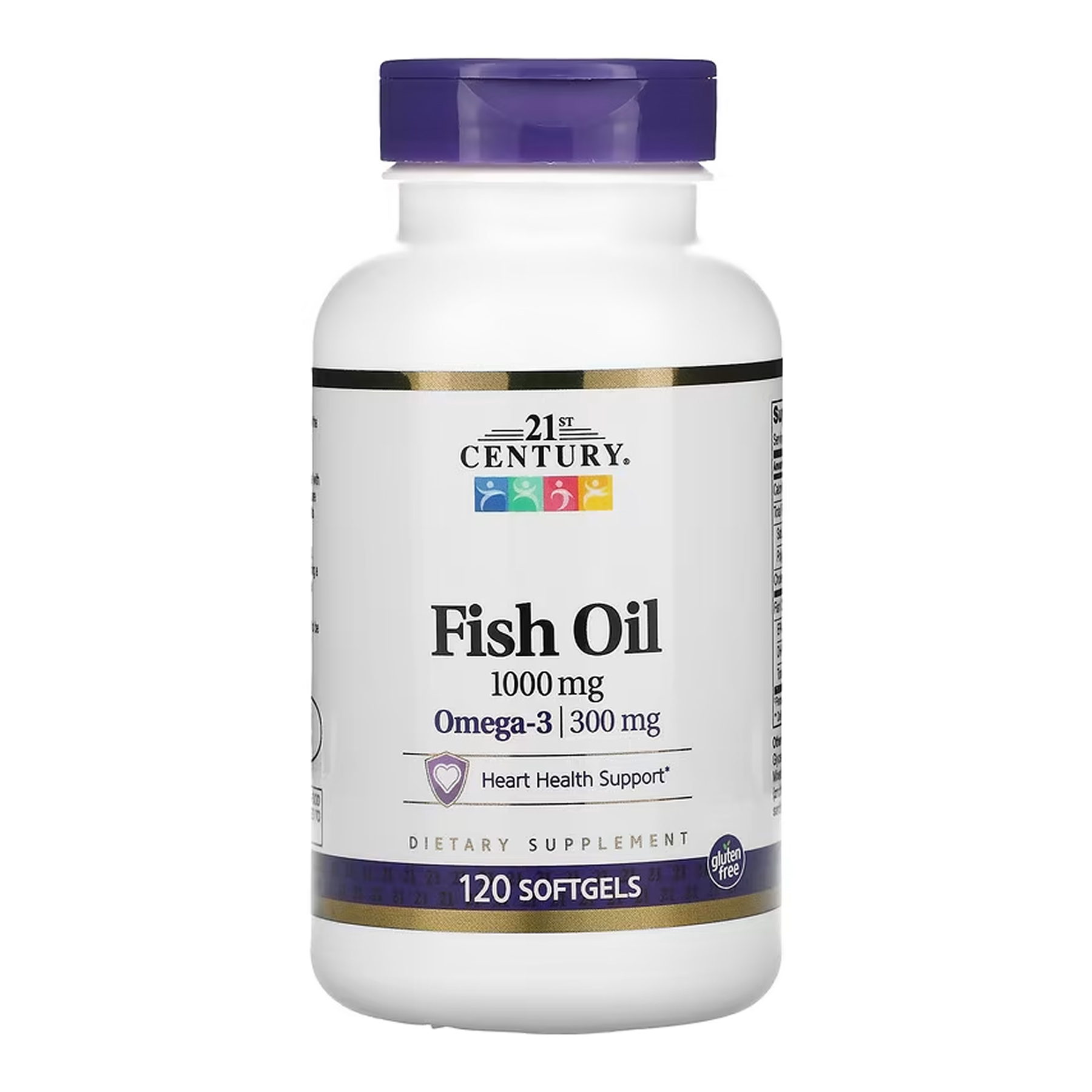fish-oil-1000-mg-120-softgels-74298824632706_27a916e517 Fish Oil 1000 mg - 120 softgels - Зображення 1
