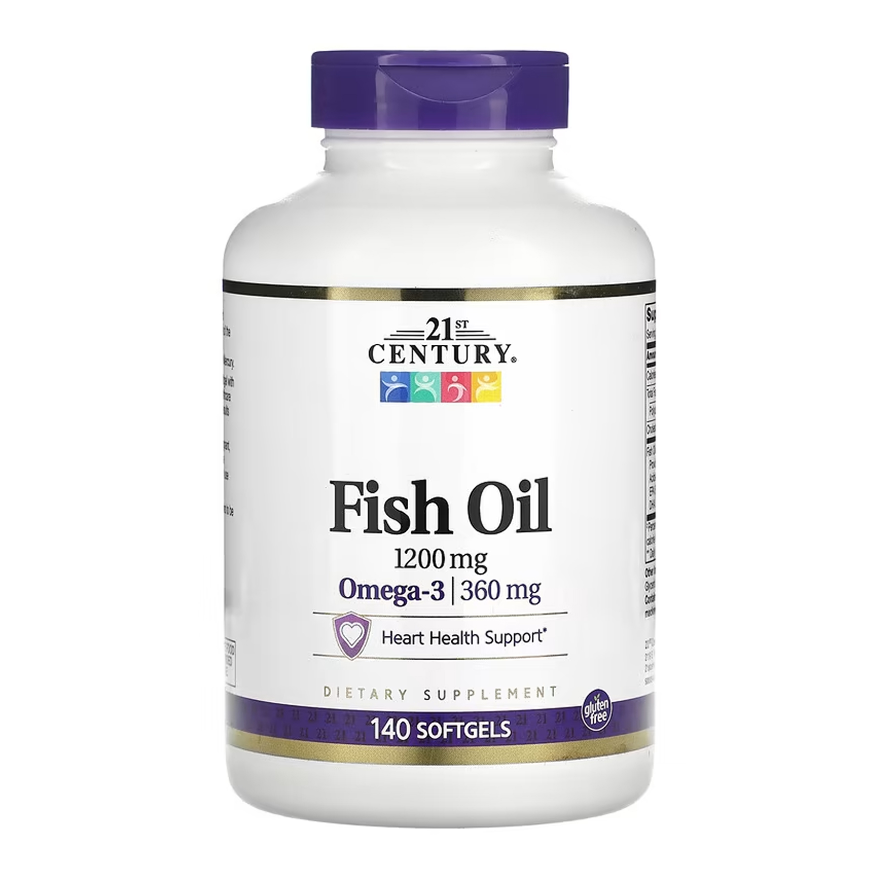 fish-oil-1200-mg-140-softgels-39428037608244_28659cf921 Fish Oil 1200 mg - 140 softgels - Зображення 1