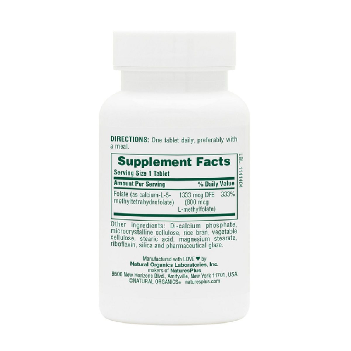 Folic Acid 800mcg - 90 tabs - Зображення 2