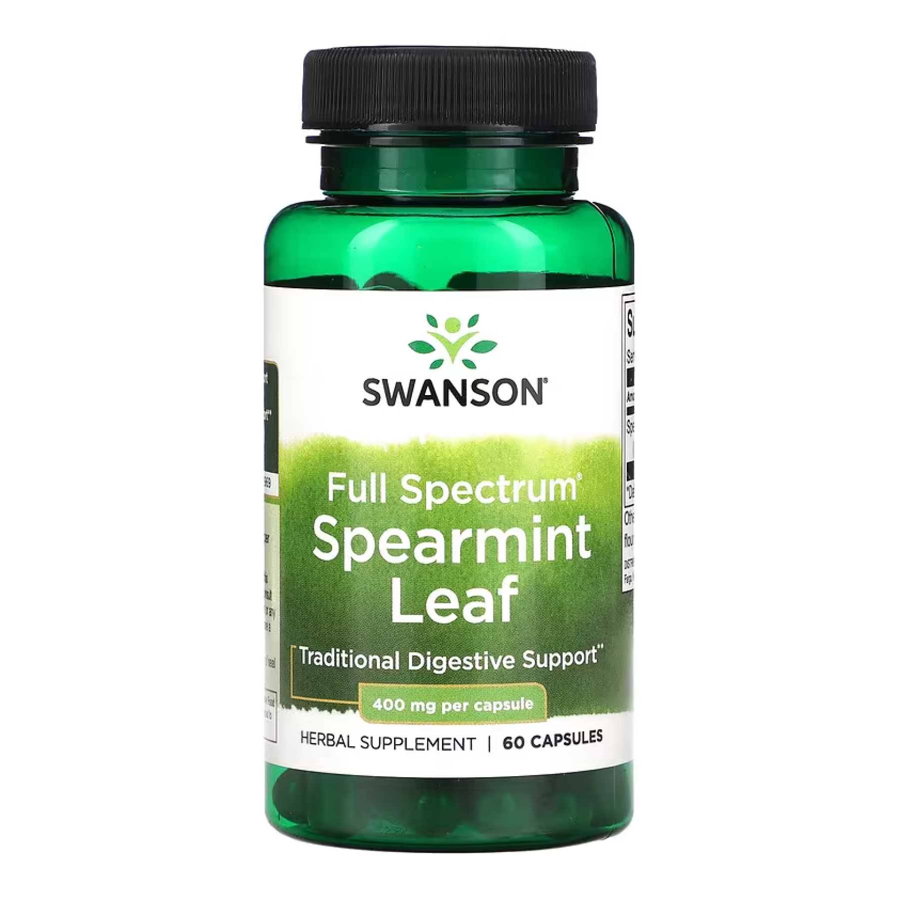 full-spectrum-spearmint-leaf-400mg-60-caps-54218077148464_7cf243772f Full Spectrum Spearmint Leaf 400mg - 60 caps - Зображення 1
