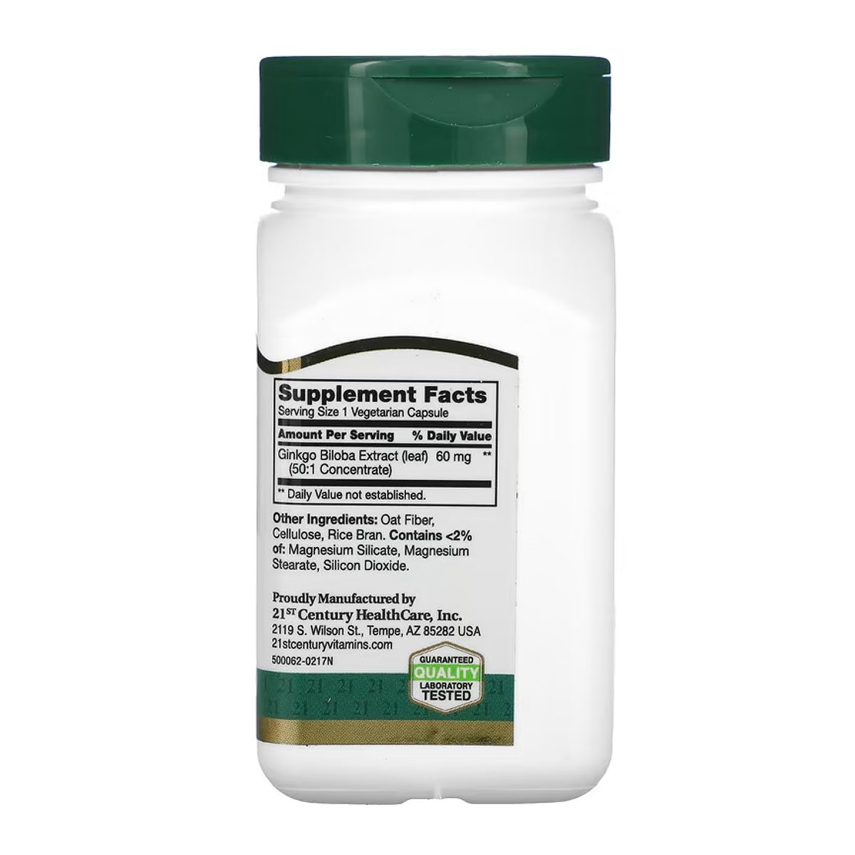 Ginkgo Biloba Extract - 60 vcaps - Зображення 2