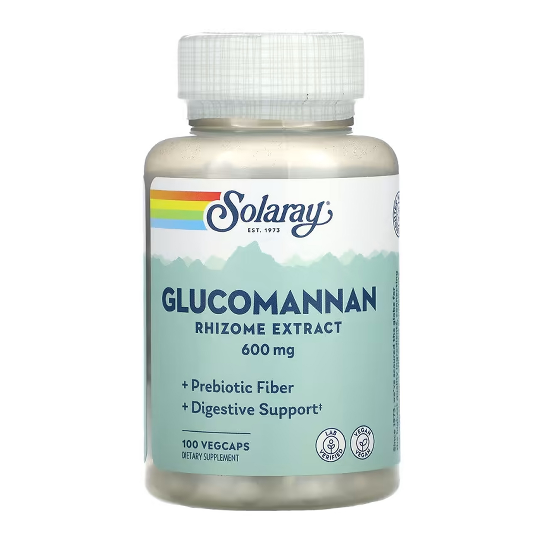 glucomannan-rhizome-extract-600mg-100-vcaps-12244072242750_20a7639c00 Glucomannan Rhizome Extract 600mg - 100 vcaps - Зображення 1