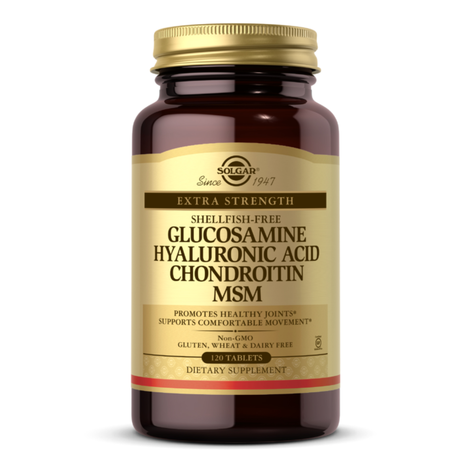glucosamine-hyaluronic-acid-chondroitin-msm-shellfish-free-120-tabs-39108950134072_e16022bcca Glucosamine Hyaluronic Acid Chondroitin MSM (Shellfish-Free) - 120 tabs - Зображення 1