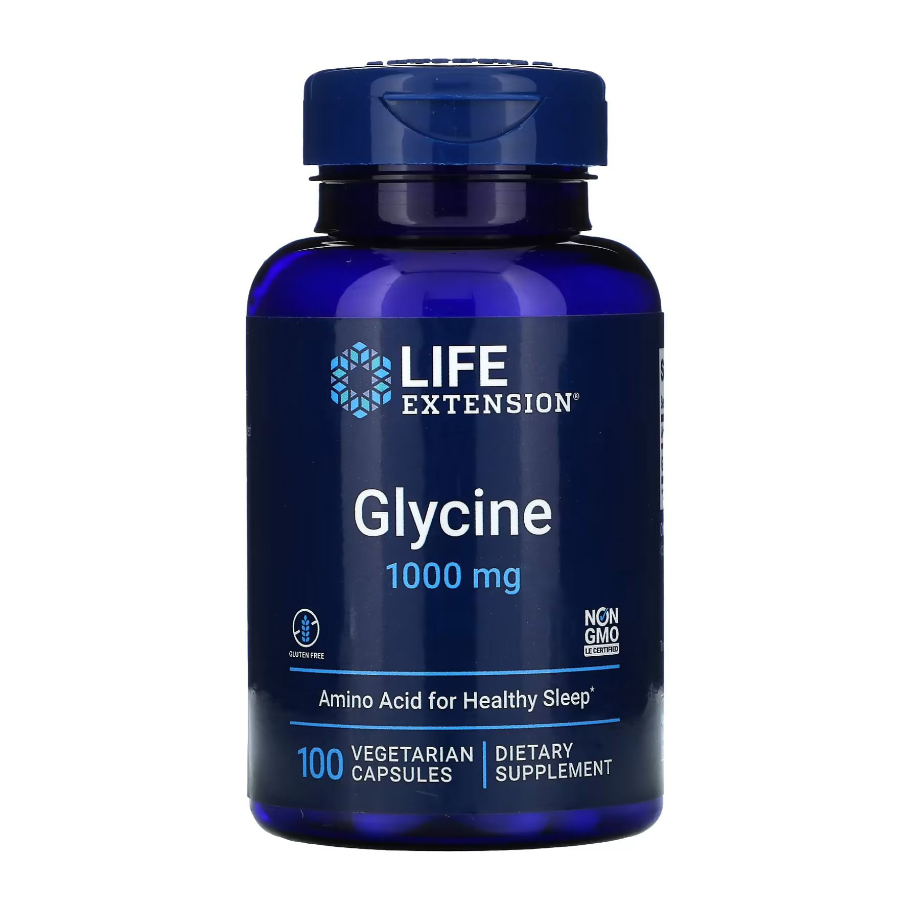 glycine-1000-mg-100-vegetarian-capsules-1000-mg-100-vegetarian-capsules-22160395197131_84d96637ab Glycine 1000 mg - 100 vcaps - Зображення 1