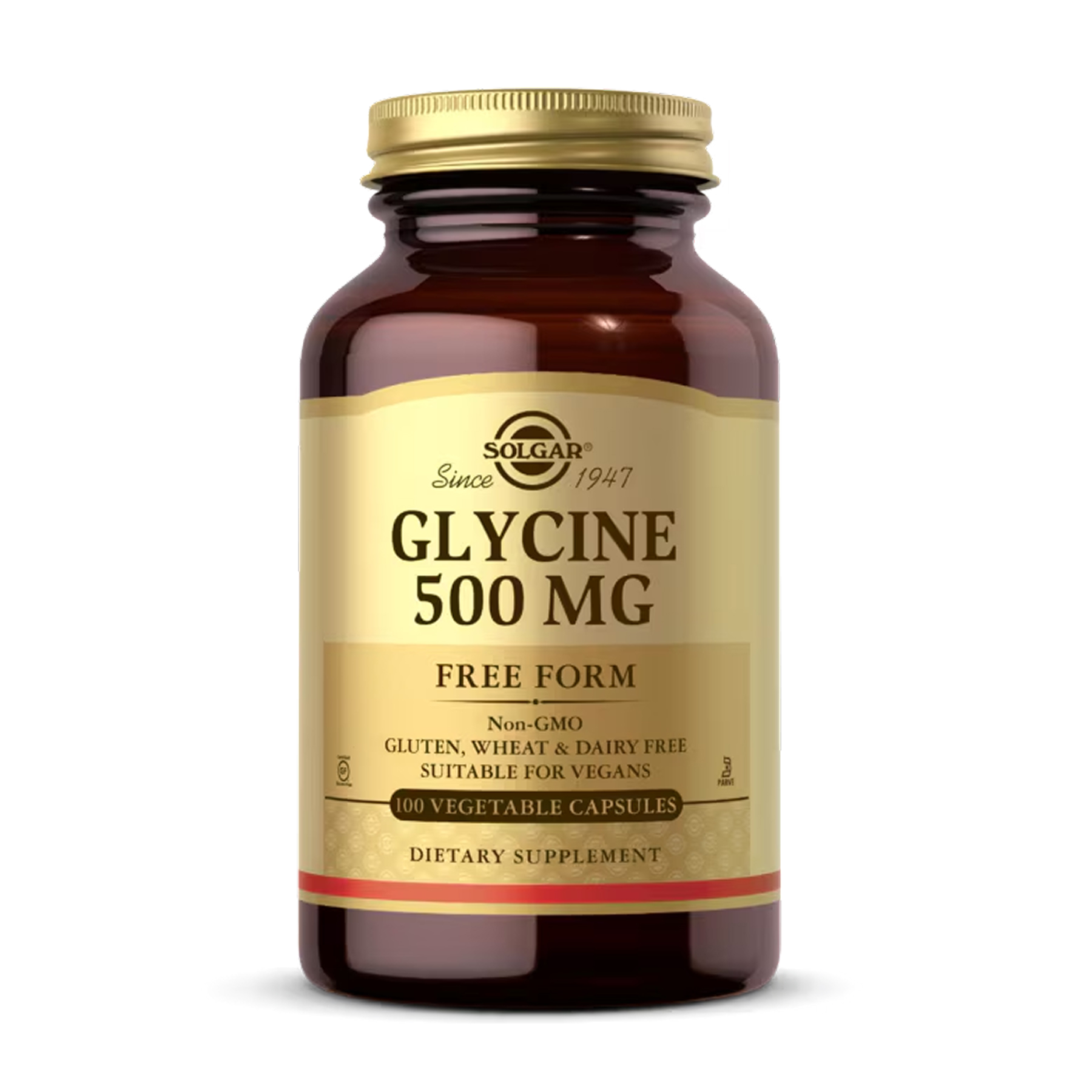 glycine-500mg-100-vcaps-16827320563601_4ea18aa0ee Glycine 500mg - 100 vcaps - Зображення 1