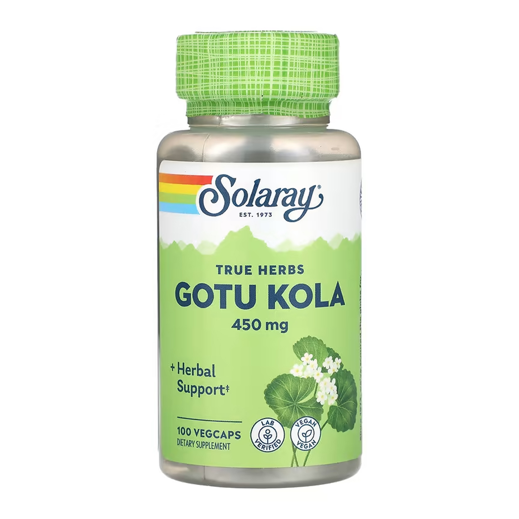 gotu-kola-aerial-450mg-100-vcaps-88574270212995_e291167cea Gotu Kola Aerial 450mg - 100 vcaps - Зображення 1