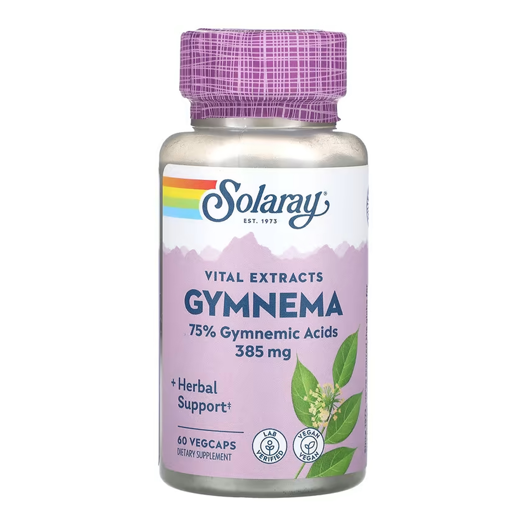 gymnema-385mg-60-vcaps-25887251448829_9d09950d1a Gymnema 385mg - 60 vcaps - Зображення 1