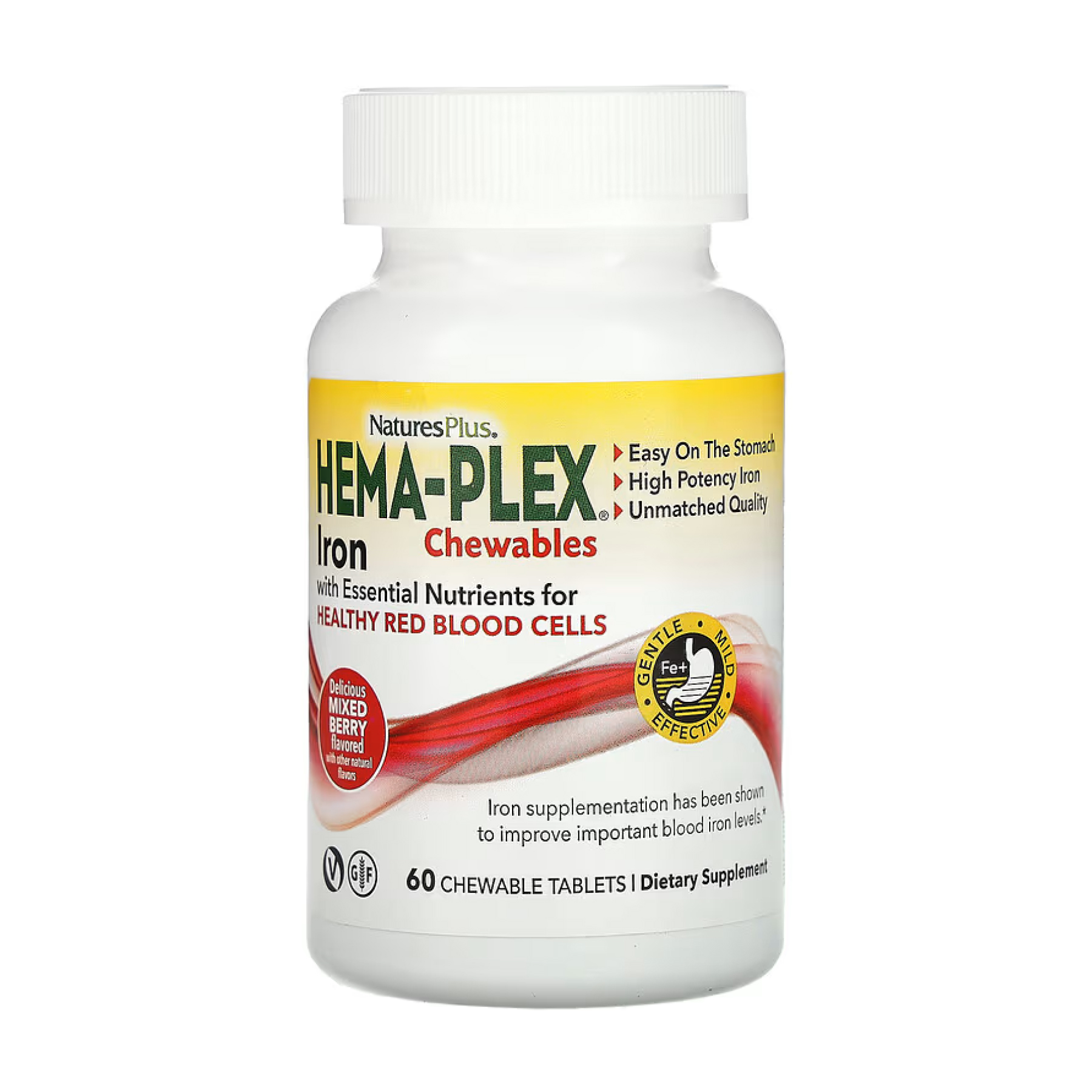 hema-plex-60-chewable-tabs-68072601232631_8bc3e3c4f1 Hema-Plex - 60 chewable tabs - Зображення 1