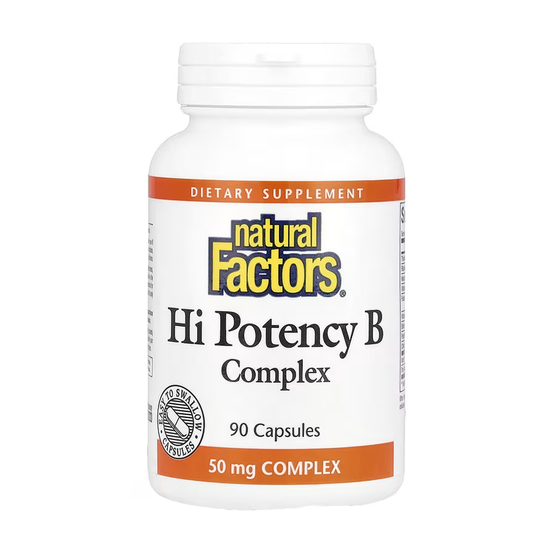 hi-potency-b-complex-50mg-90-caps-72393197566503_0eeecc372f Hi Potency B Complex 50mg - 90 caps - Зображення 1